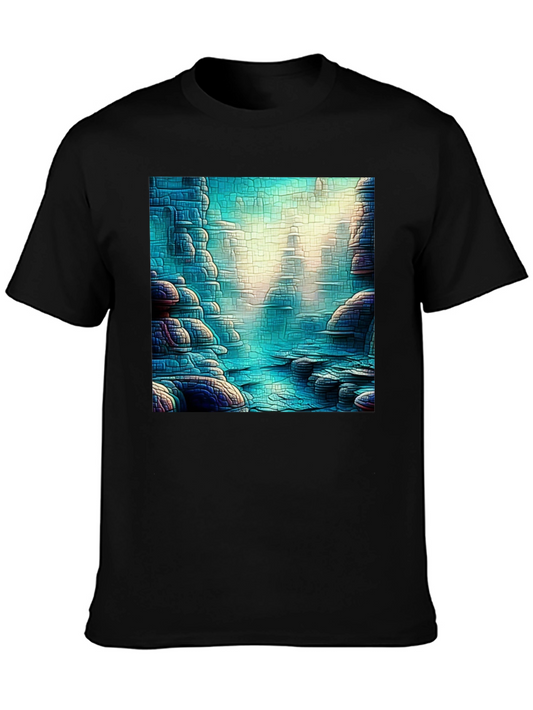 Abstract Landscape Graphic Tee