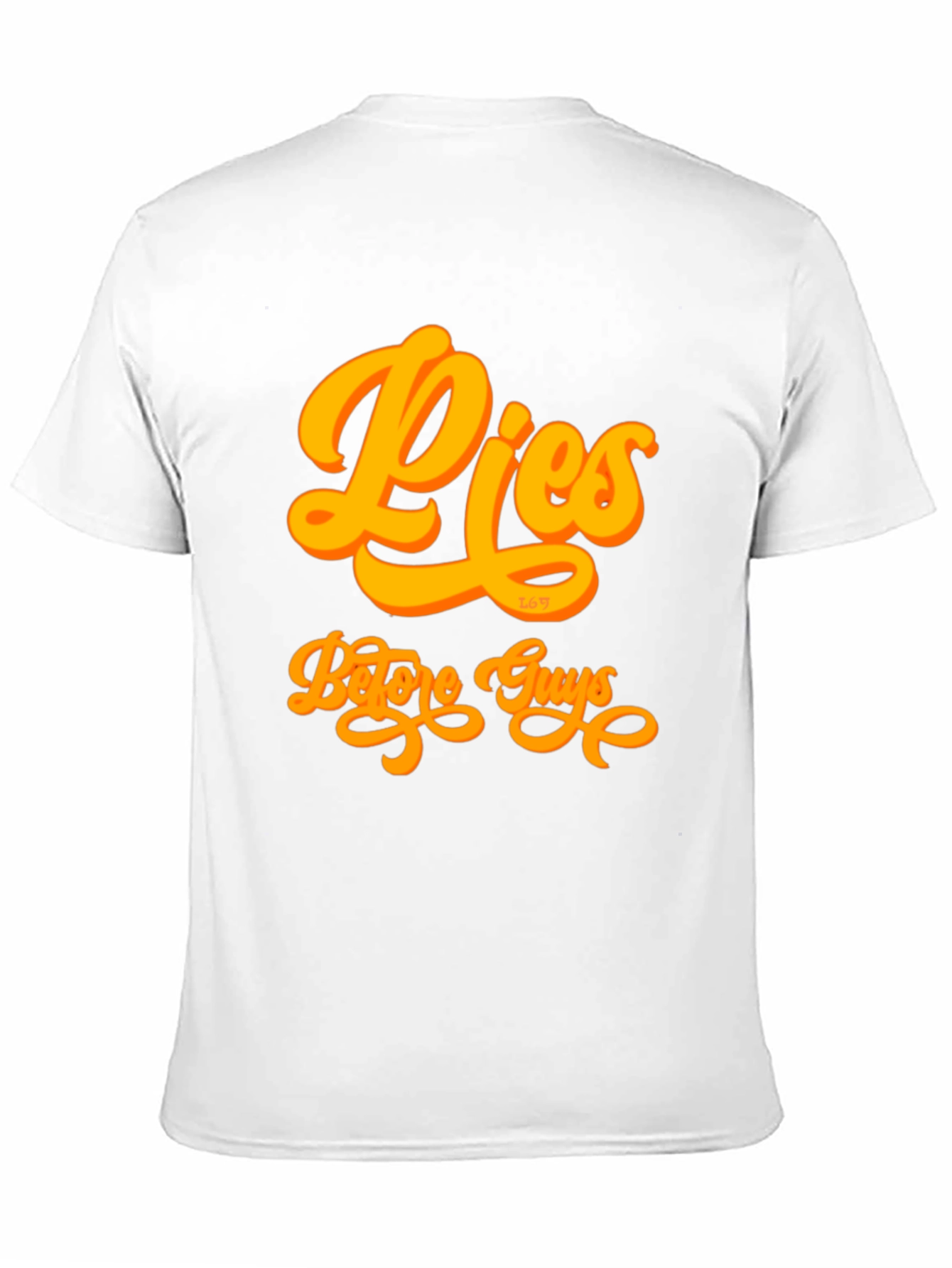 Pies Before Guys Graphic Tee - Black