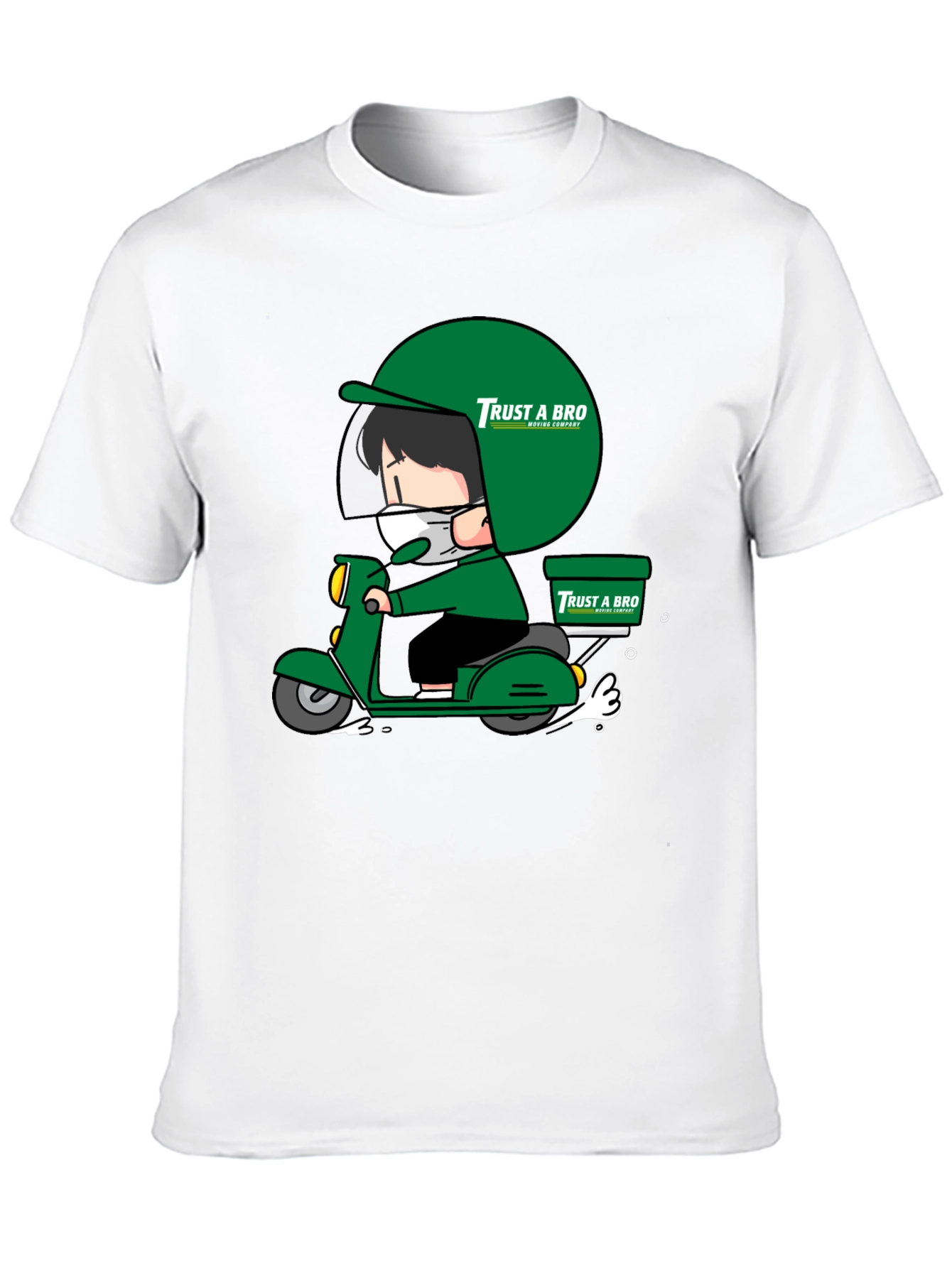 Trust A Bro Cartoon Graphic T-Shirt