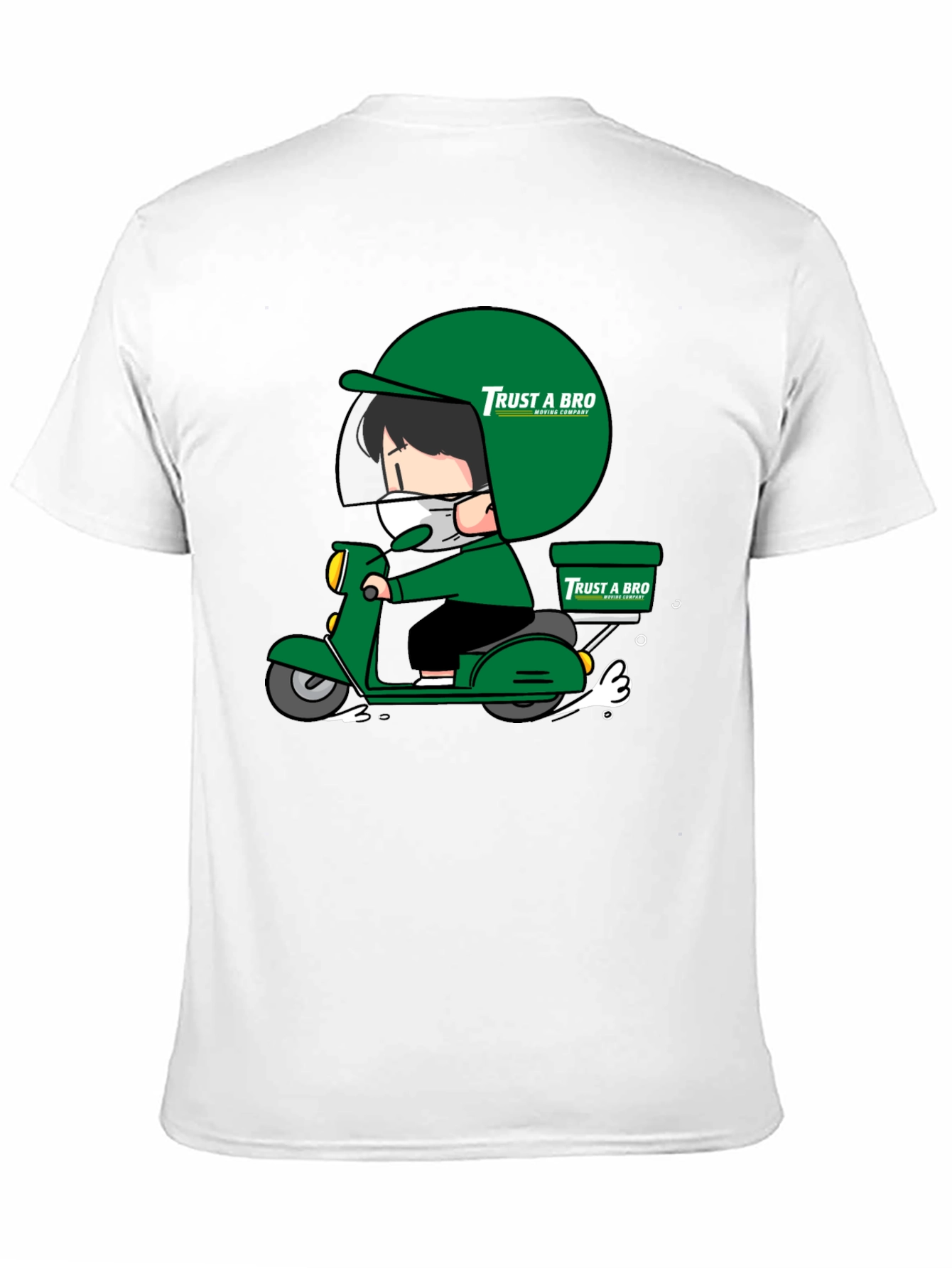 Trust A Bro Cartoon Graphic T-Shirt