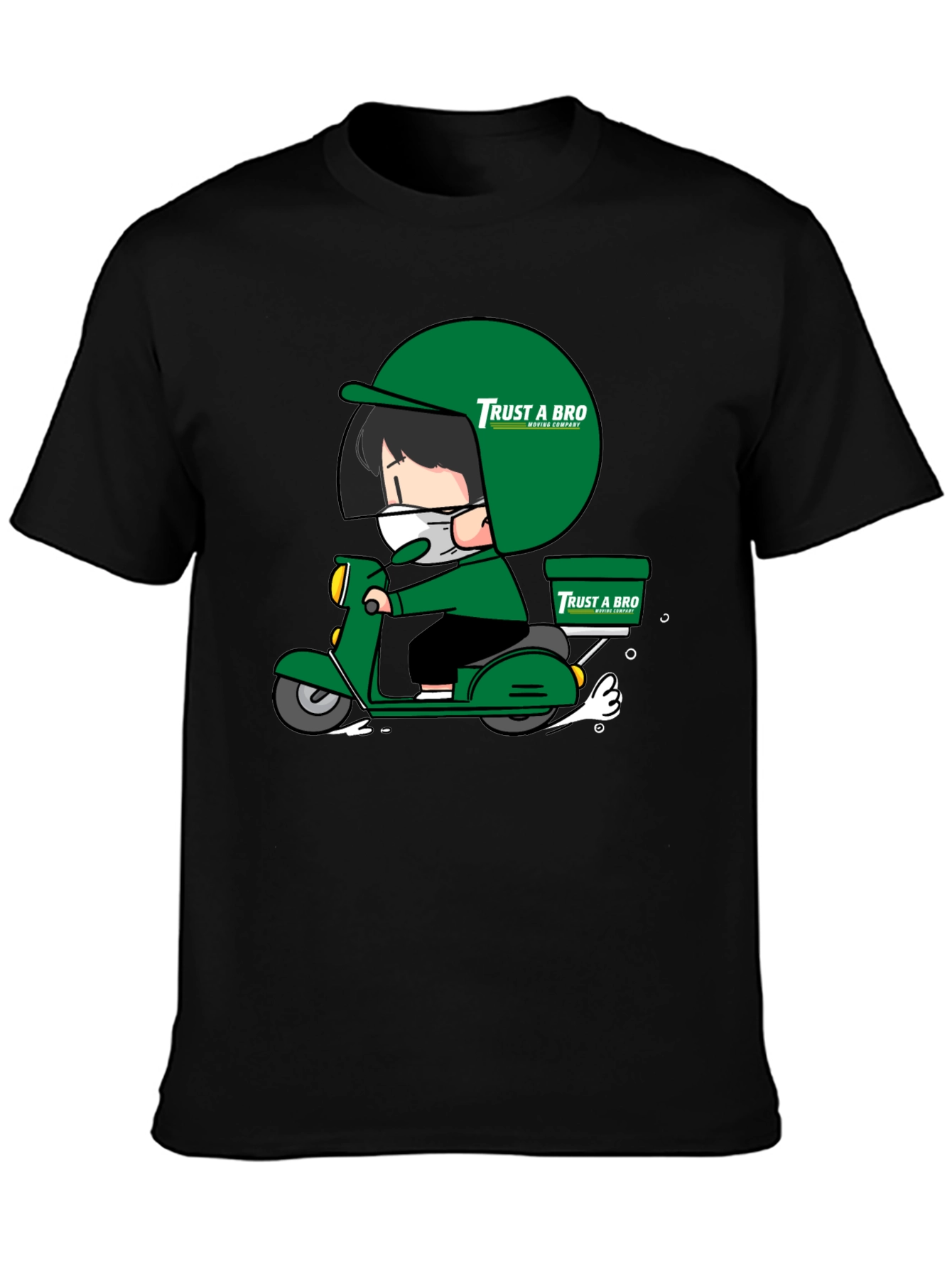 Trust A Bro Cartoon Graphic T-Shirt