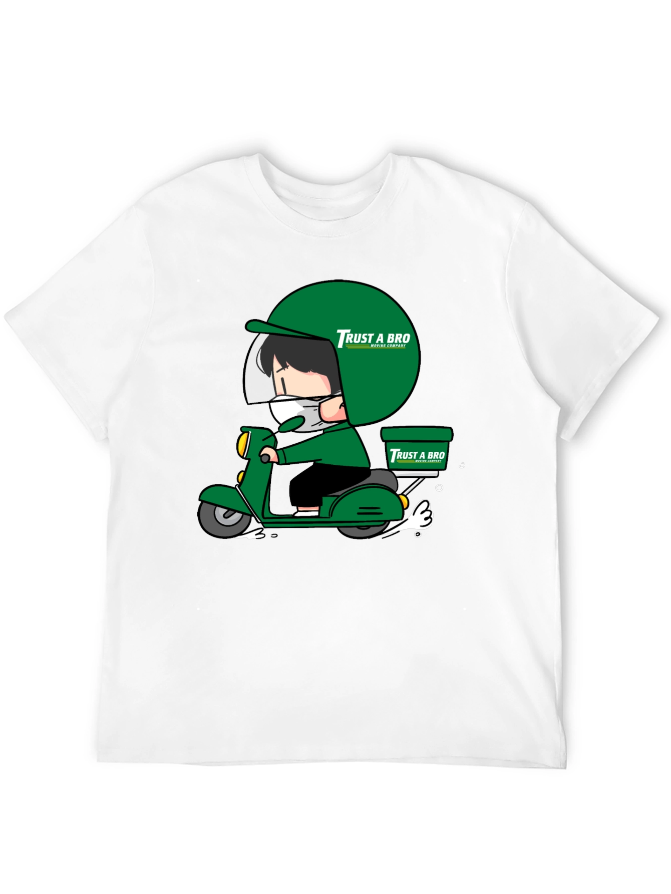 Trust A Bro Cartoon Graphic T-Shirt