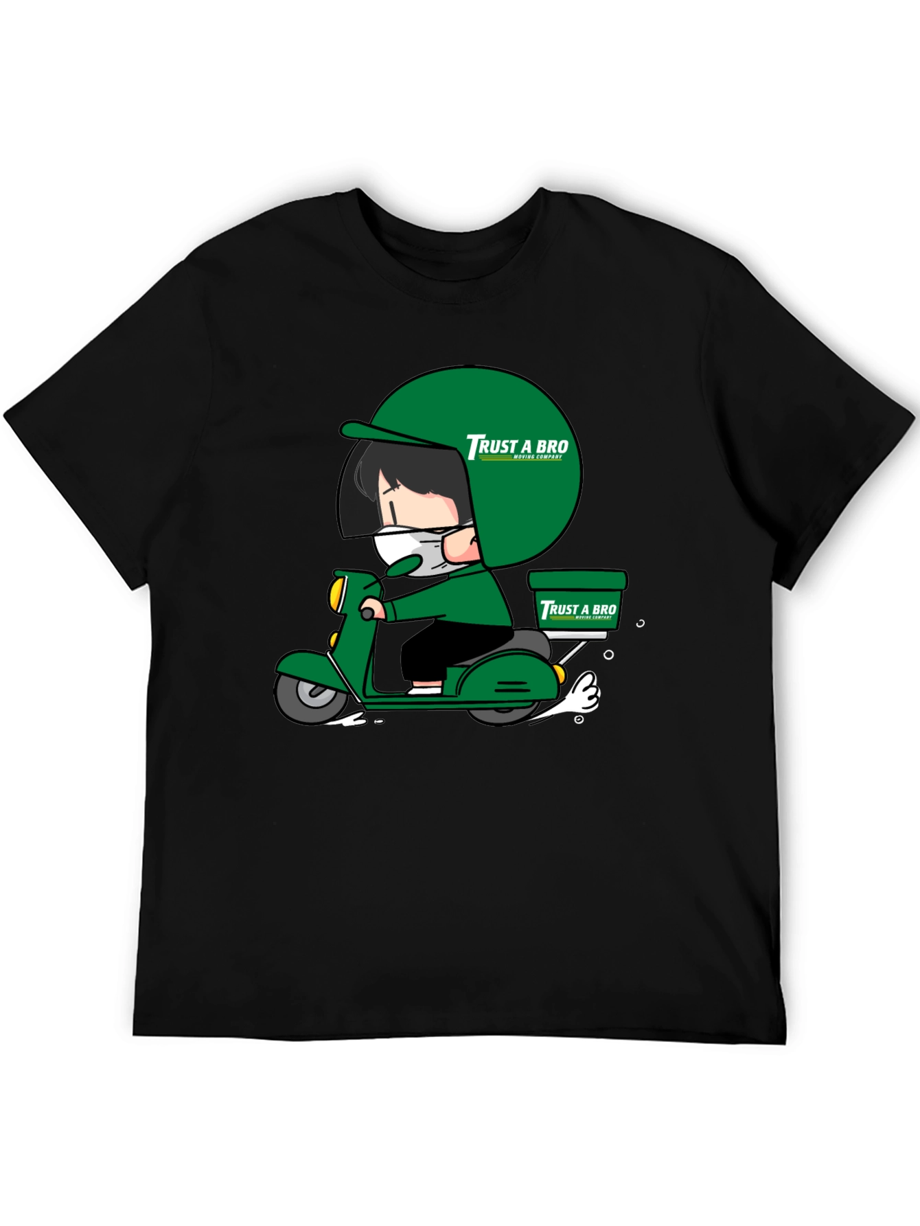 Trust A Bro Cartoon Graphic T-Shirt