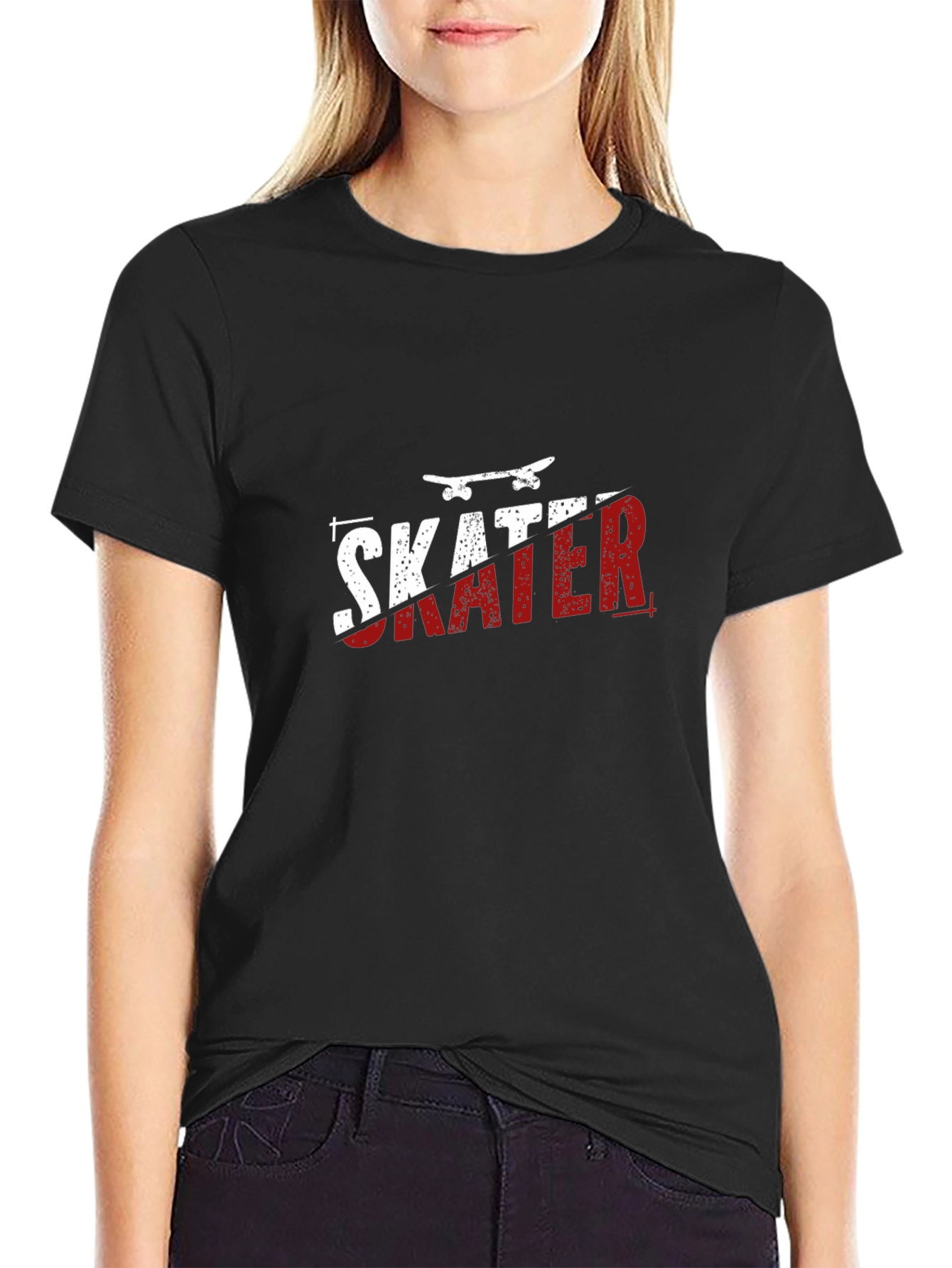 Skater Graphic Tee - Black T-Shirt