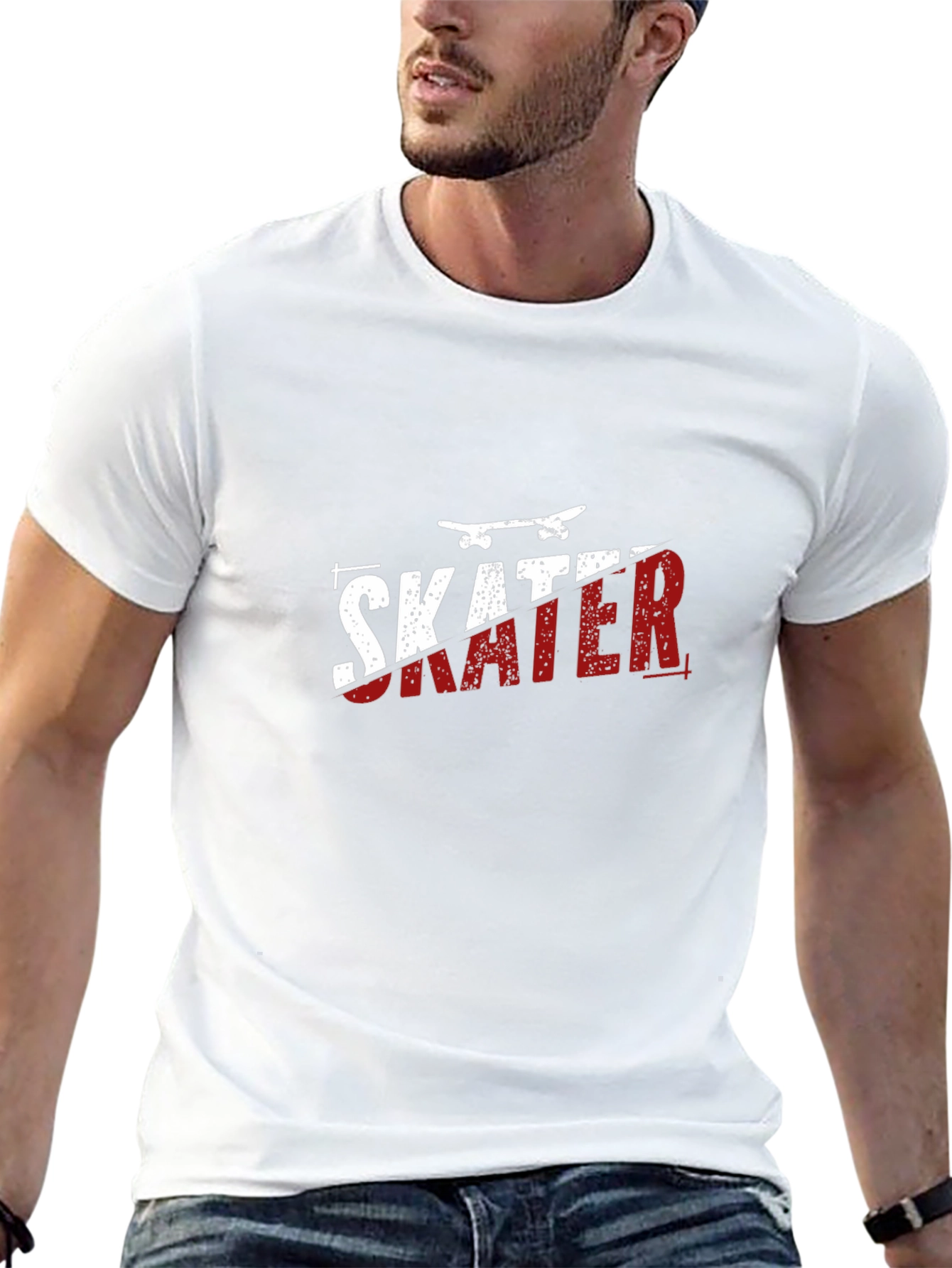 Skater Graphic Tee - Black T-Shirt