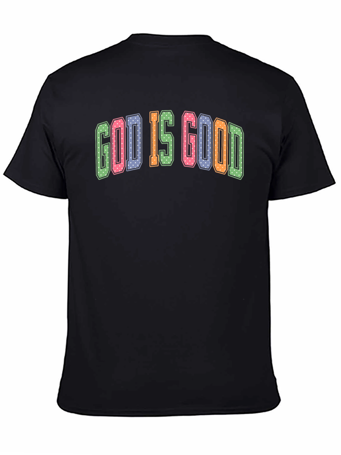 God is Good Graphic Tee - Black Cotton Blend