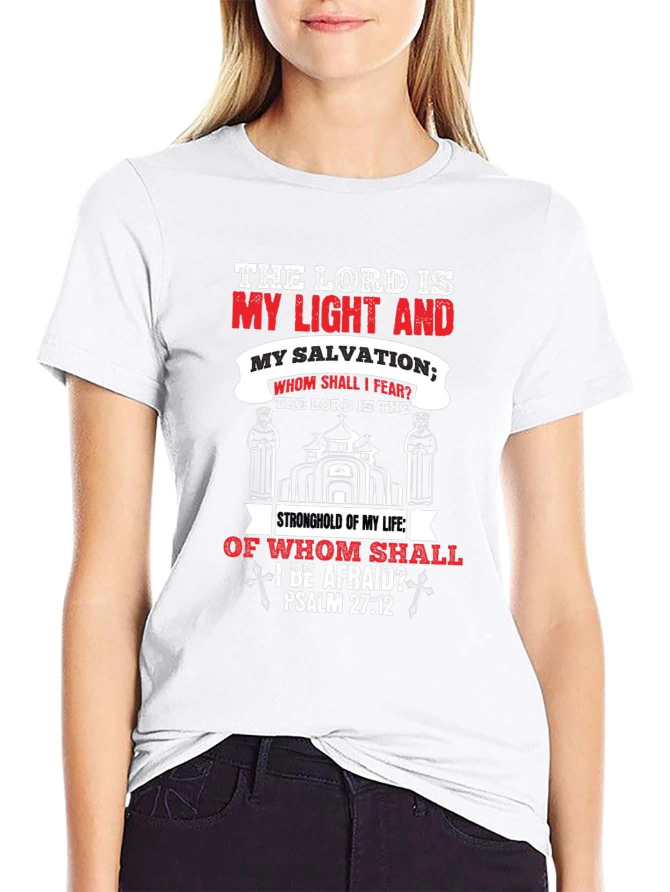Faith-Inspired T-Shirt: Psalm 27:1
