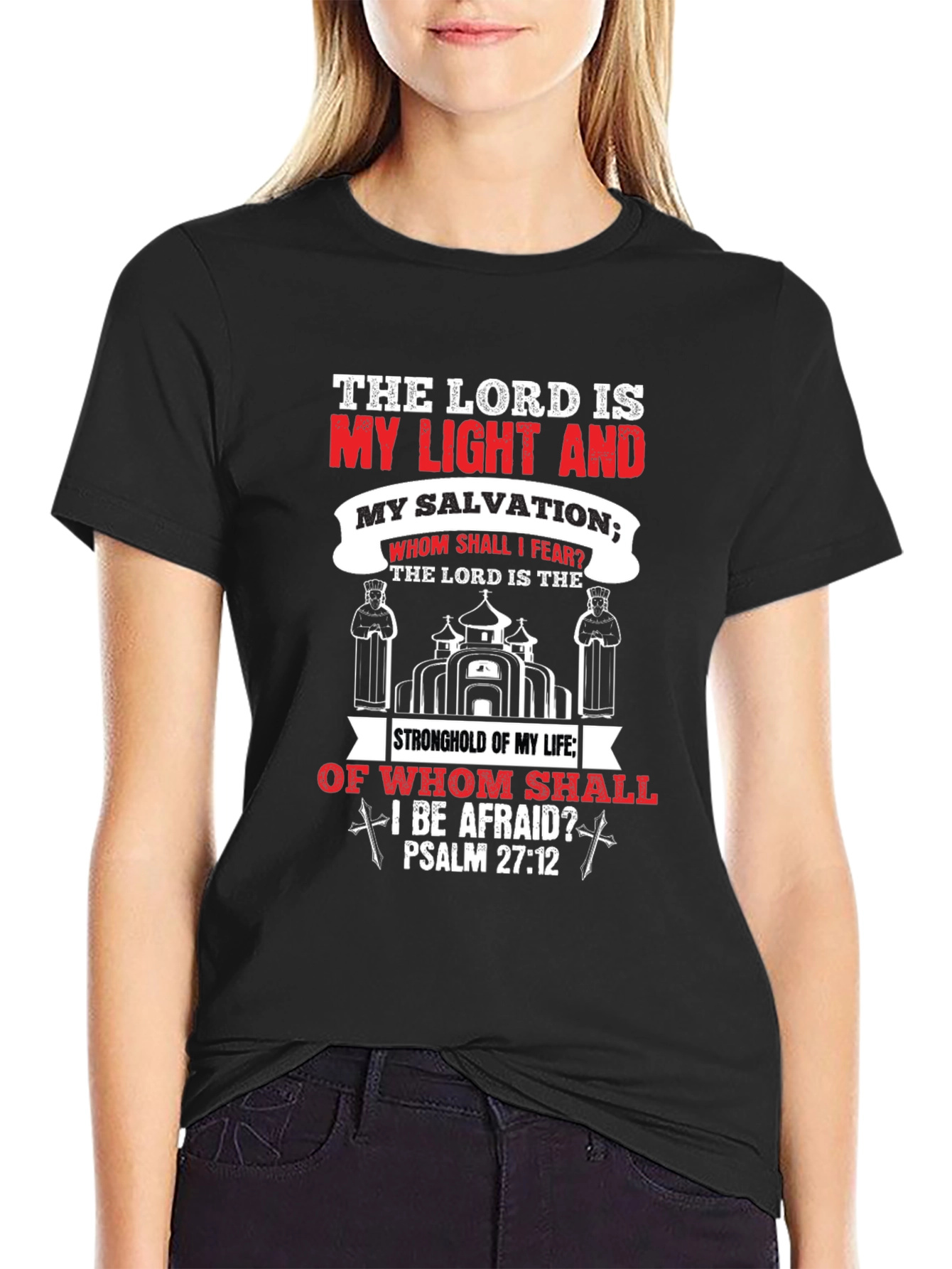 Faith-Inspired T-Shirt: Psalm 27:1