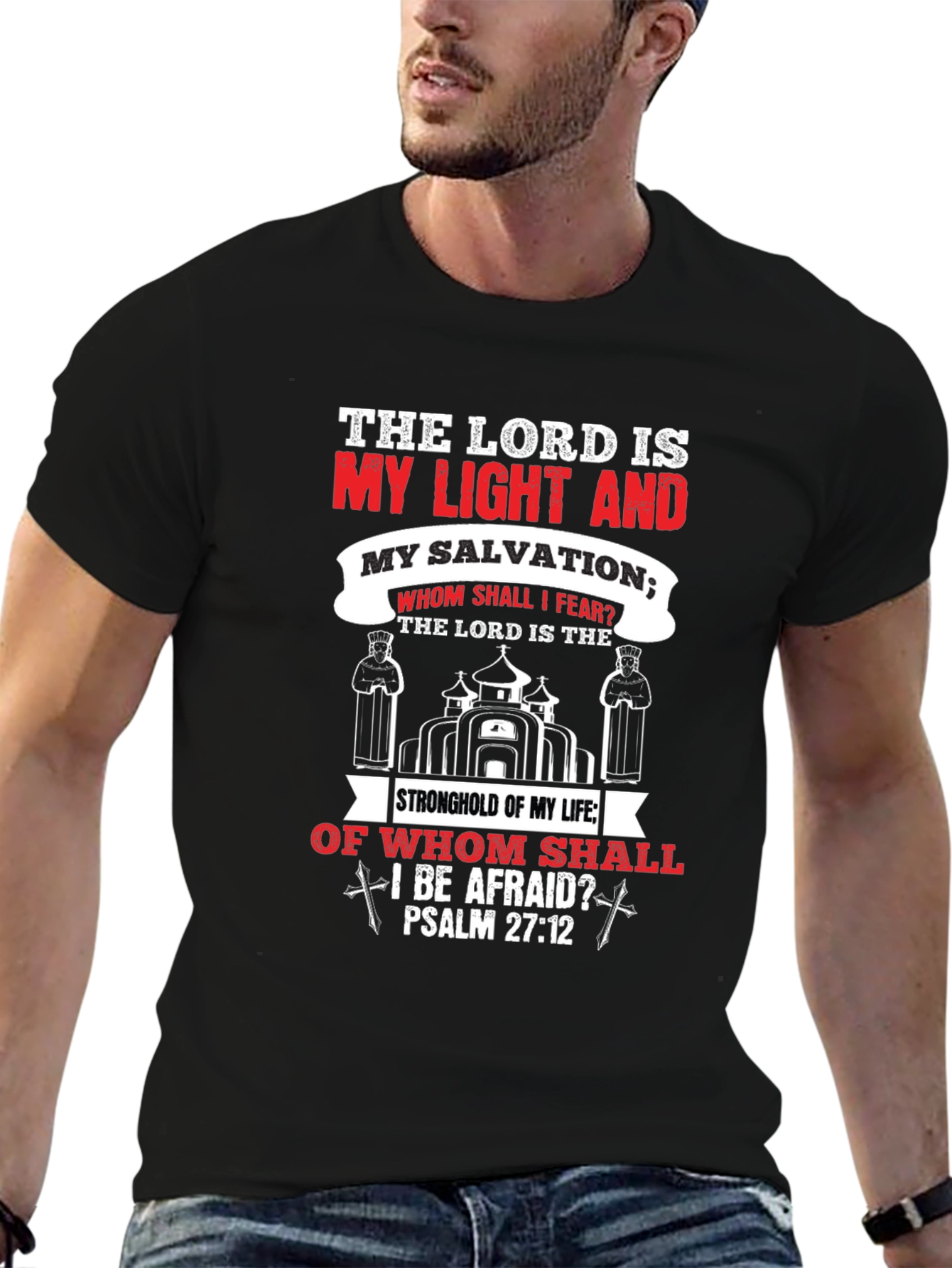 Faith-Inspired T-Shirt: Psalm 27:1