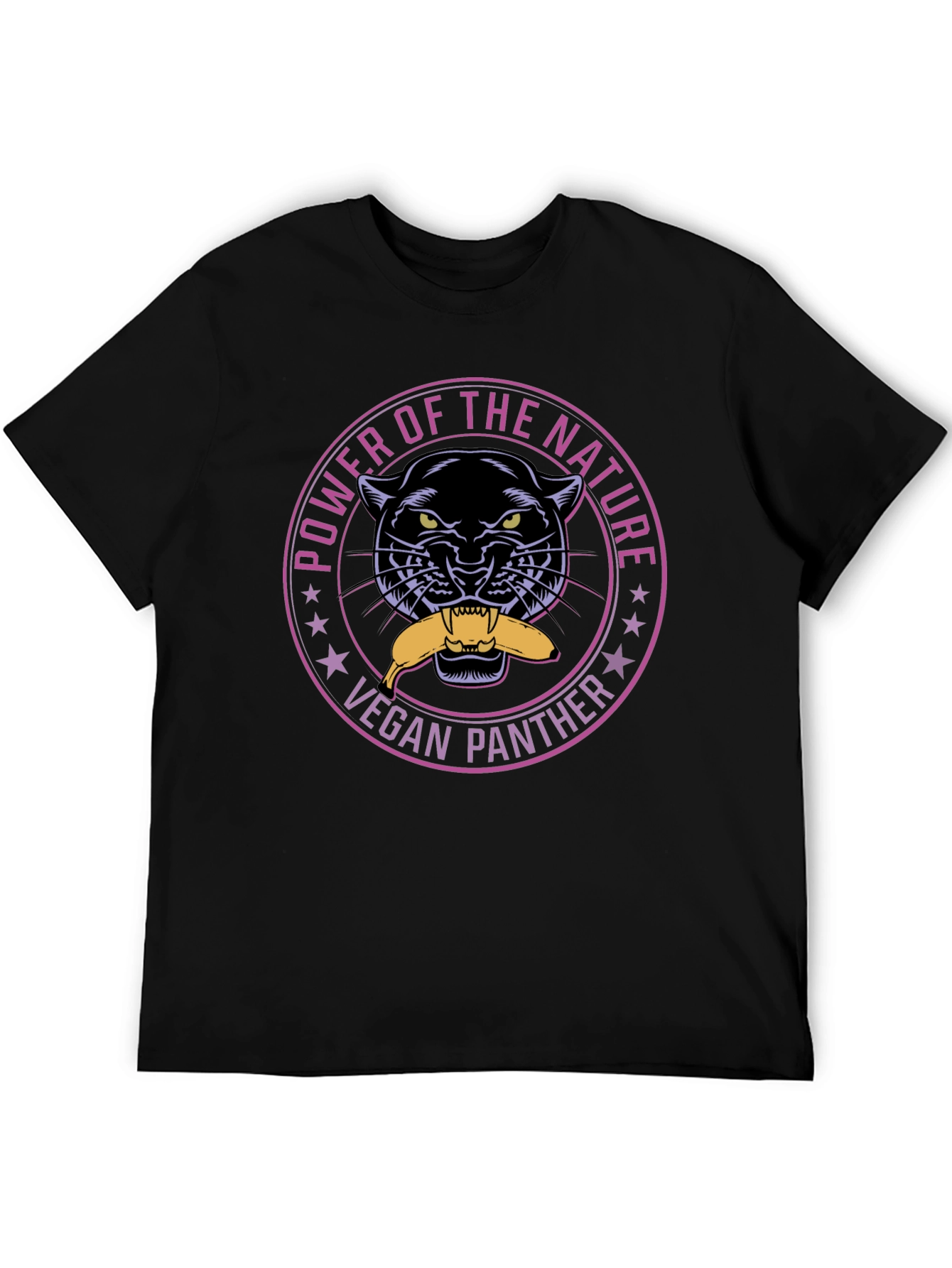 Vegan Panther Power T-Shirt - Nature Lover Tee