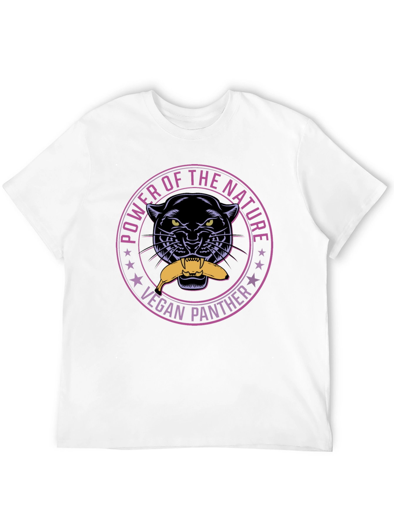 Vegan Panther Power T-Shirt - Nature Lover Tee