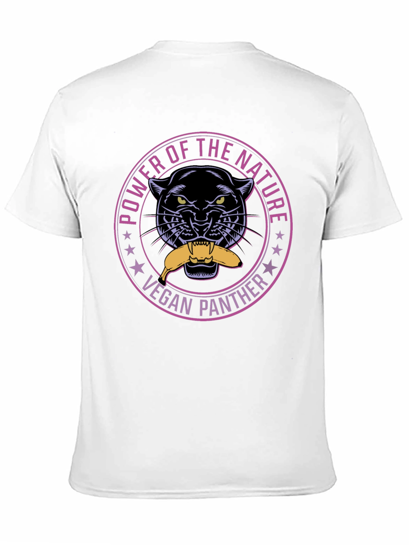 Vegan Panther Power T-Shirt - Nature Lover Tee