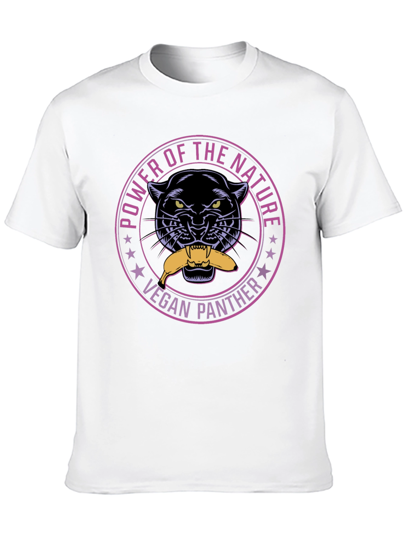 Vegan Panther Power T-Shirt - Nature Lover Tee