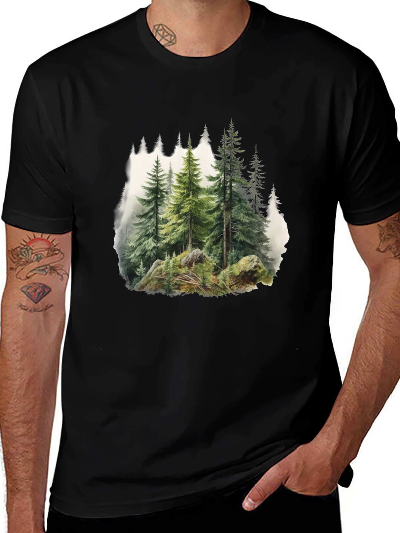 Evergreen Forest Graphic Tee
