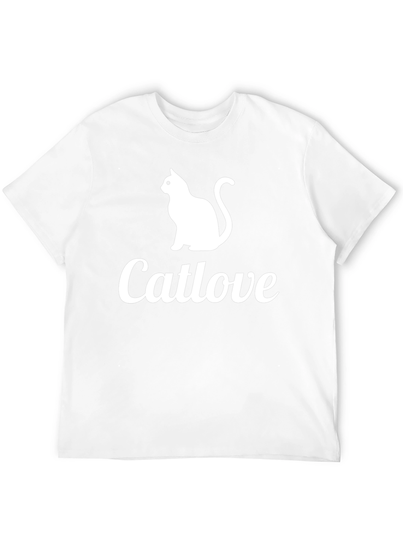 Catlove Graphic Tee - Black Cotton T-Shirt