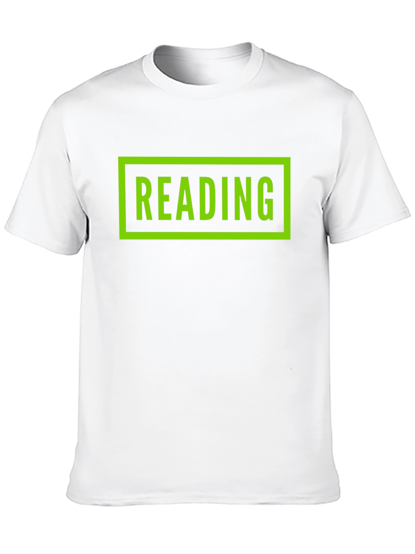 Reading Graphic Tee - Black Cotton T-Shirt