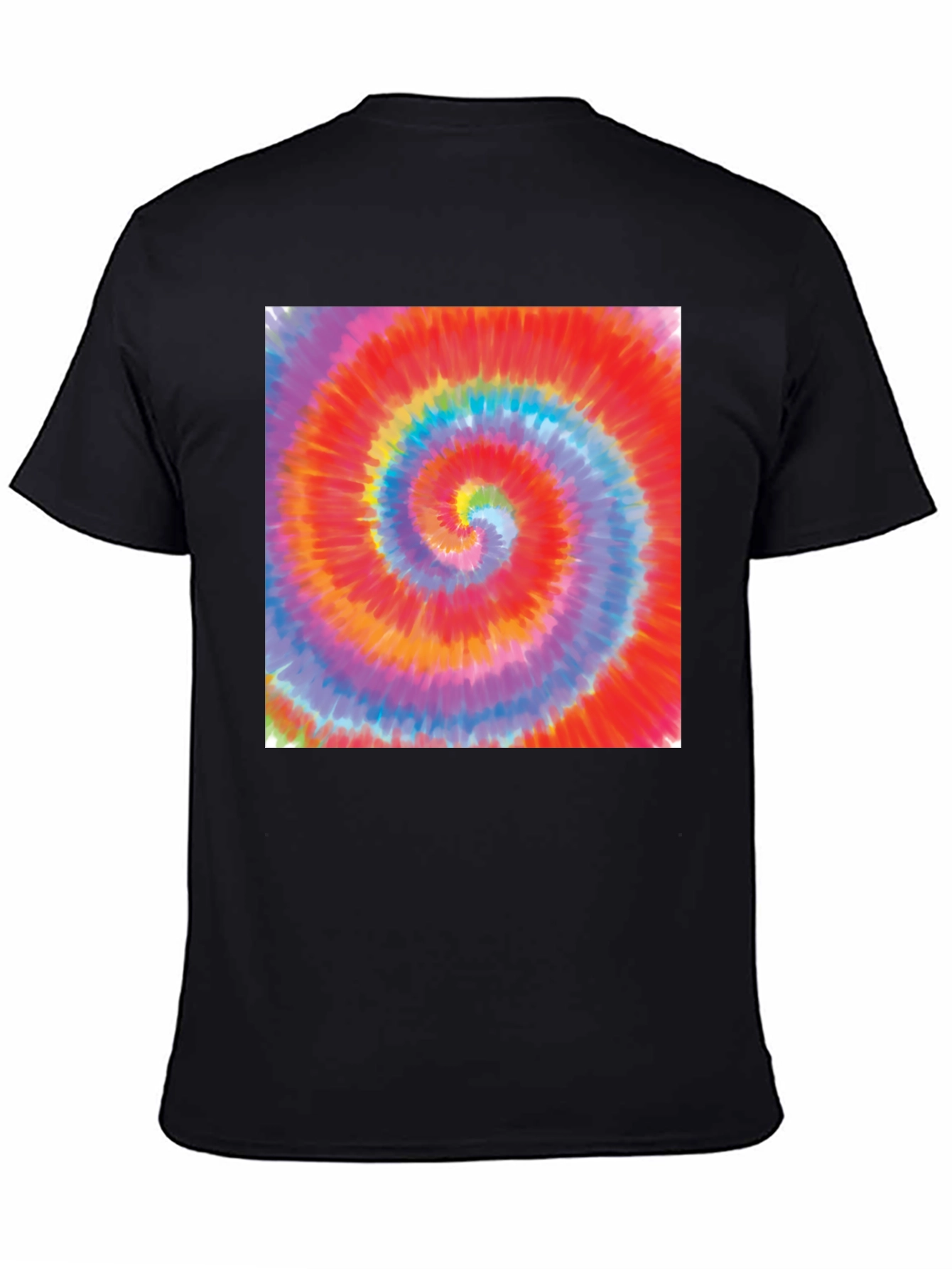Psychedelic Swirl Tee - Retro Style Comfort