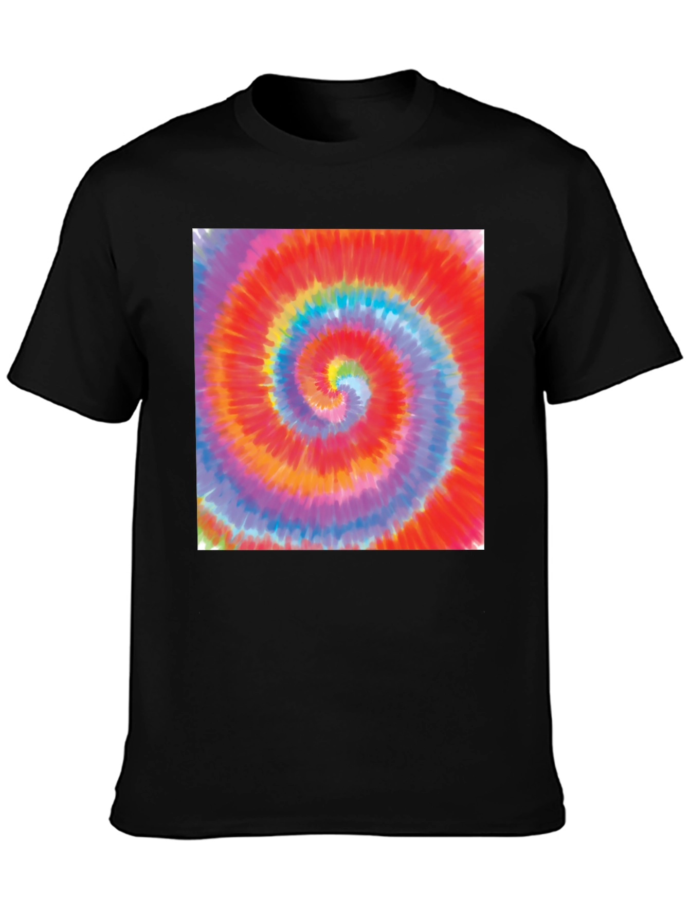 Psychedelic Swirl Tee - Retro Style Comfort