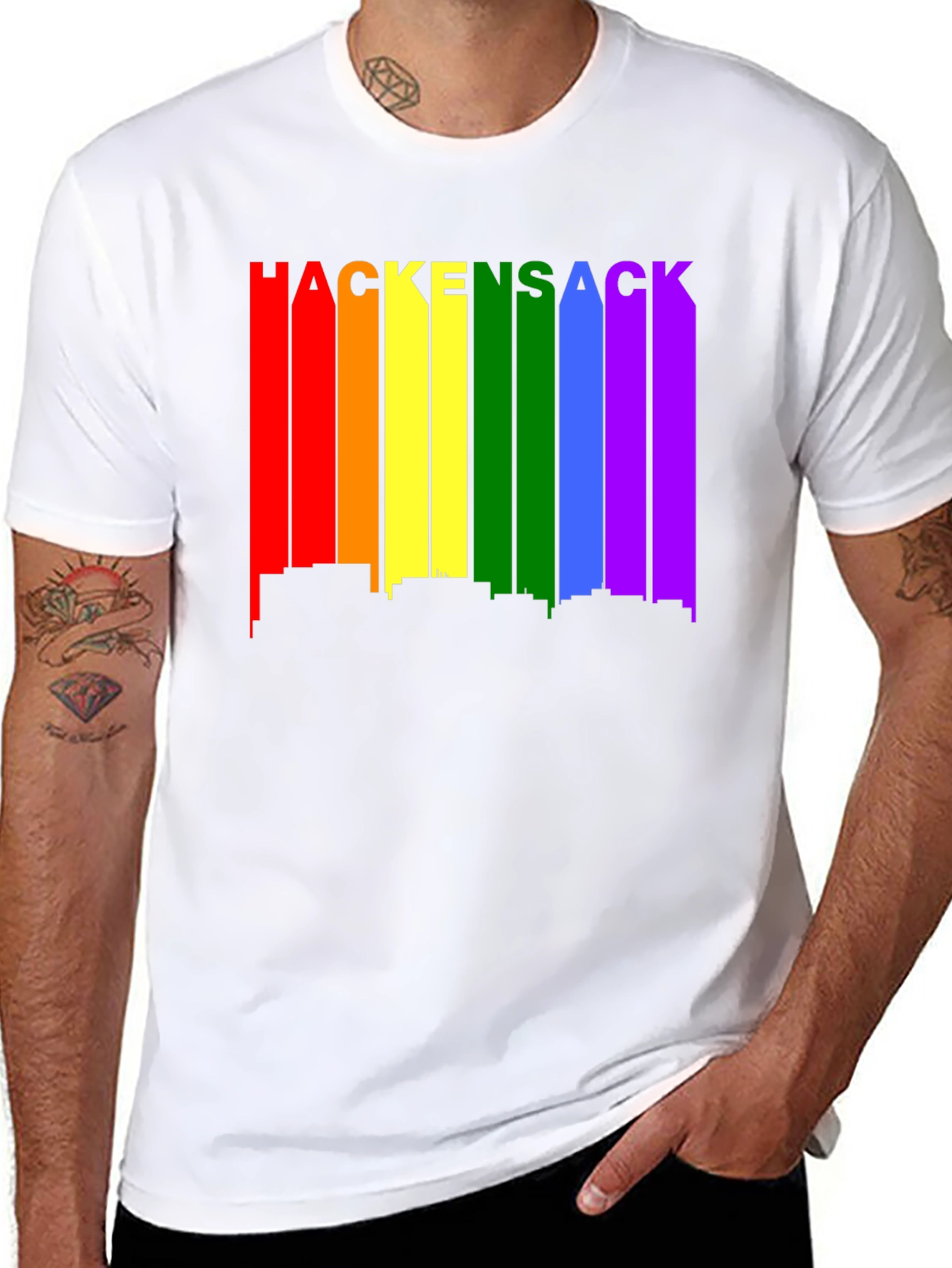 Hackensack Pride Skyline T-Shirt