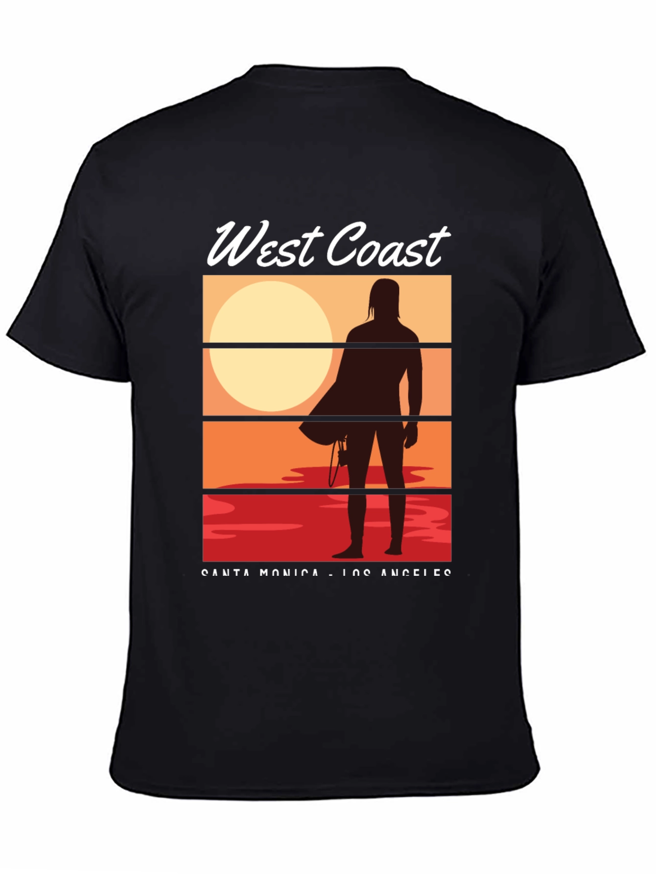 West Coast Surfer Graphic Tee