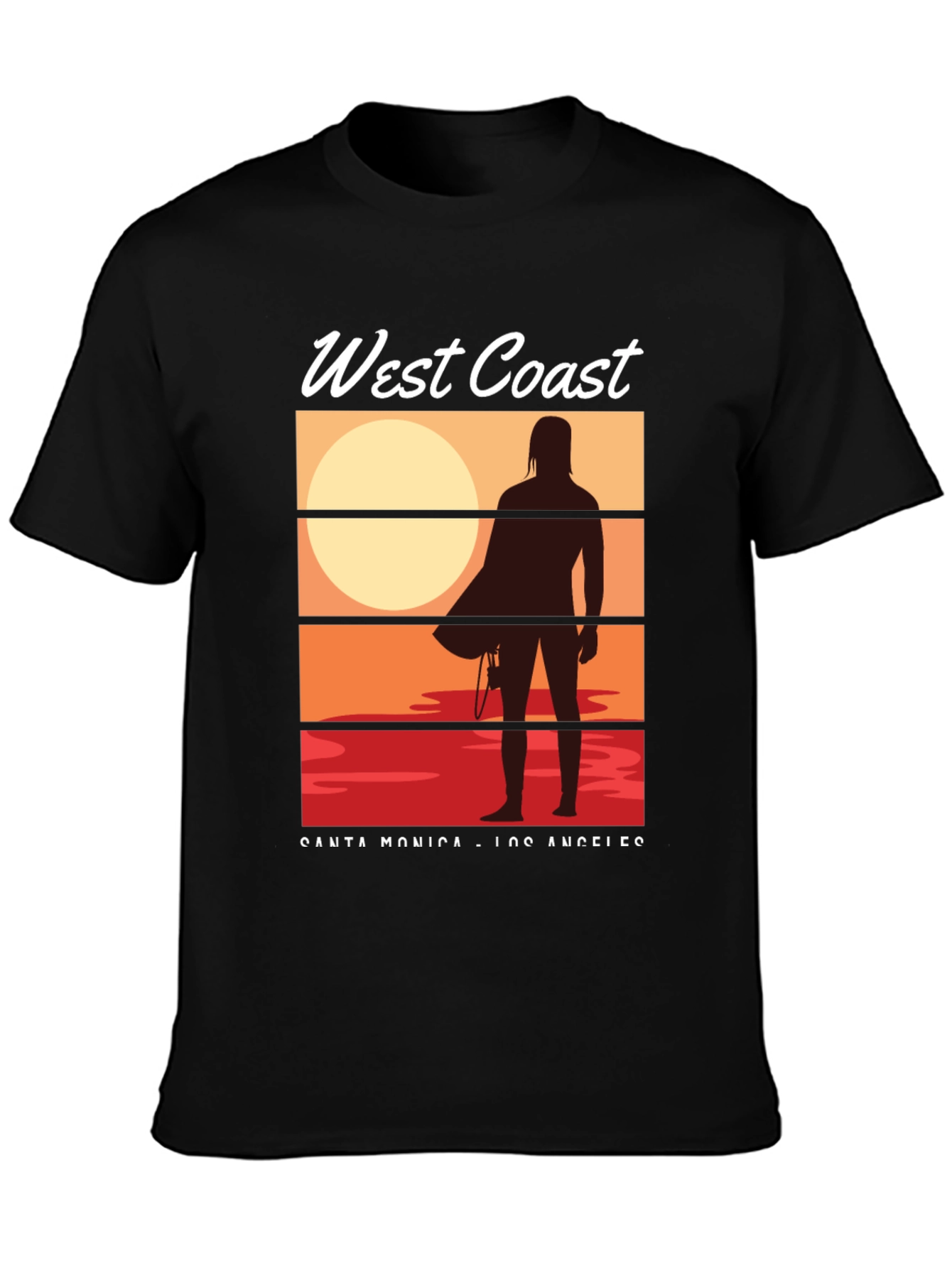 West Coast Surfer Graphic Tee