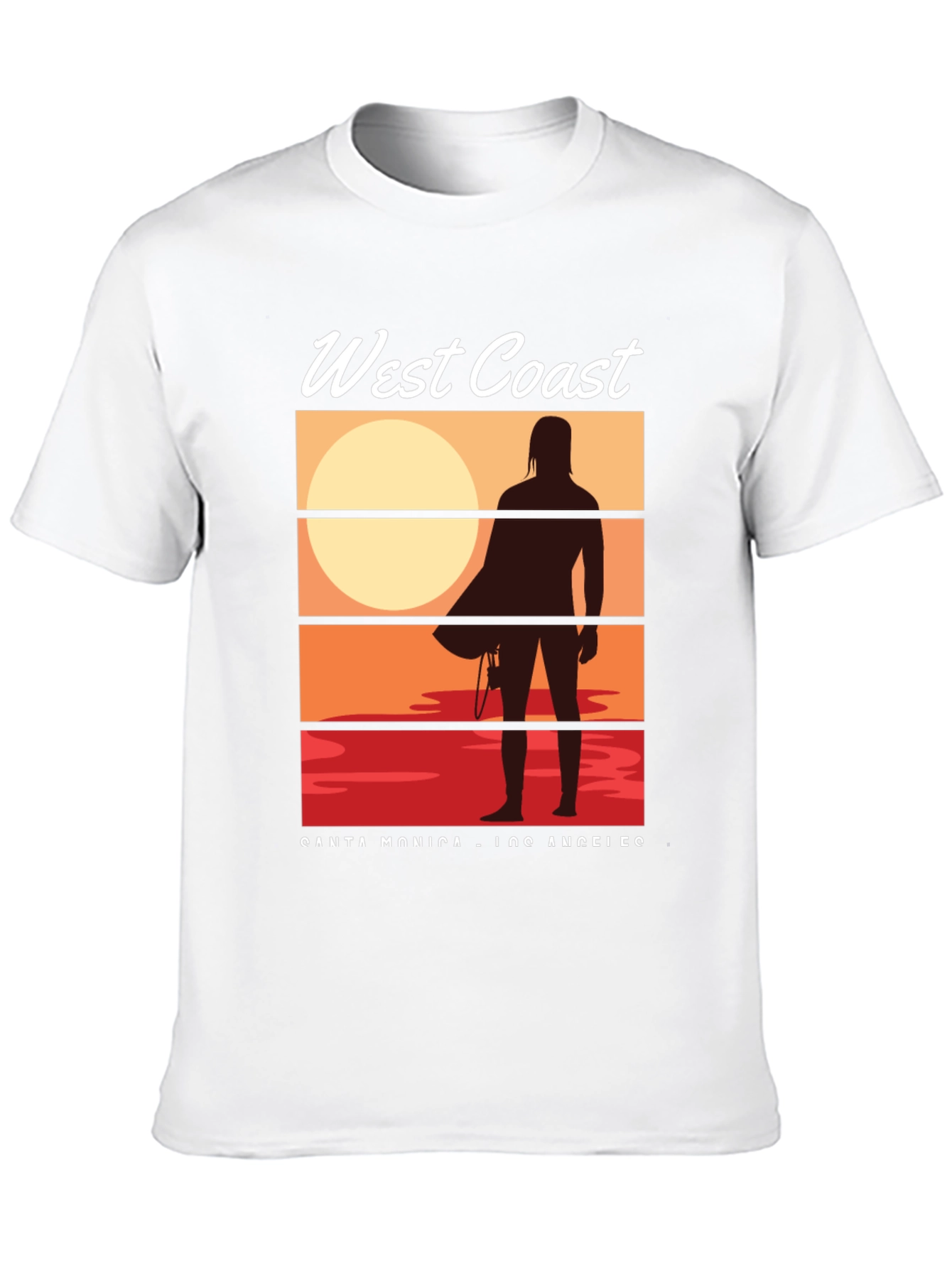 West Coast Surfer Graphic Tee