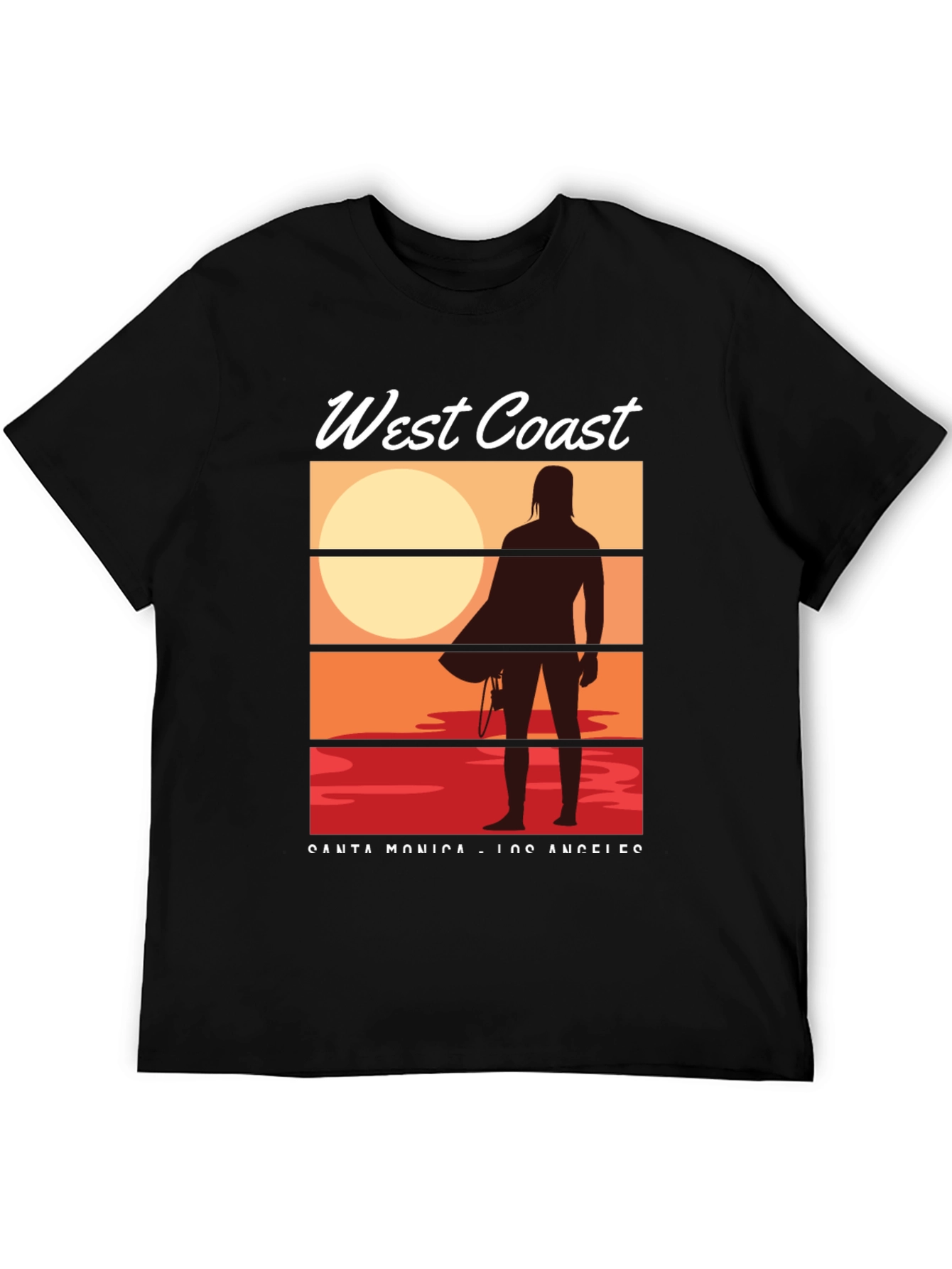 West Coast Surfer Graphic Tee