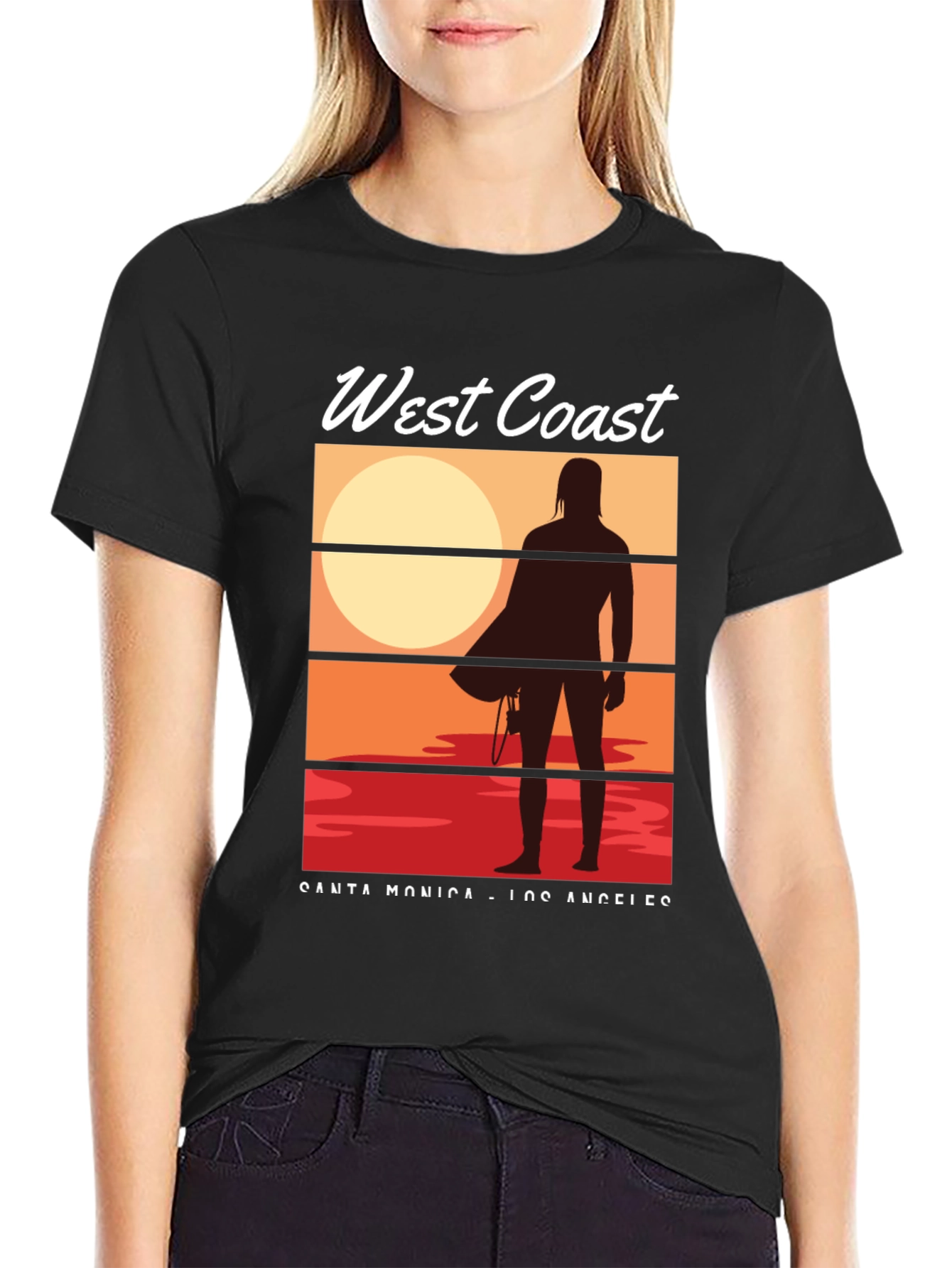 West Coast Surfer Graphic Tee