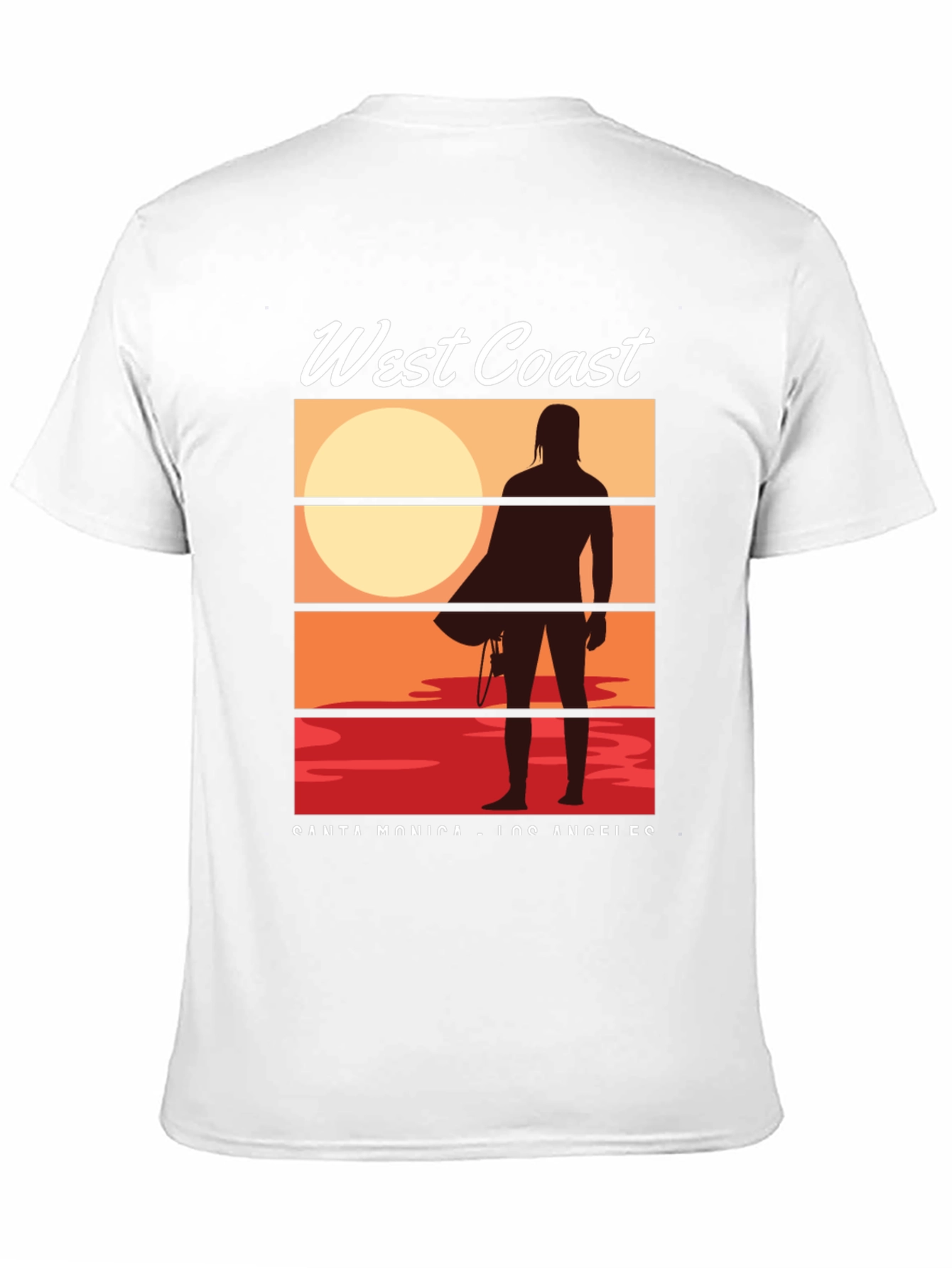 West Coast Surfer Graphic Tee