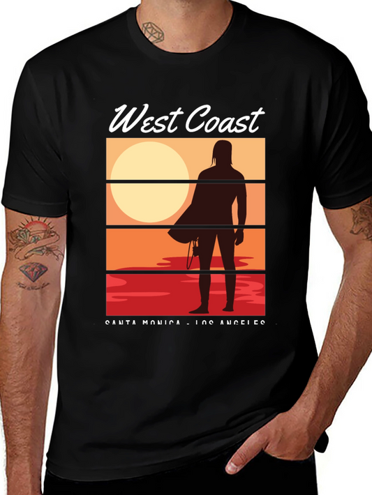 West Coast Surfer Graphic Tee