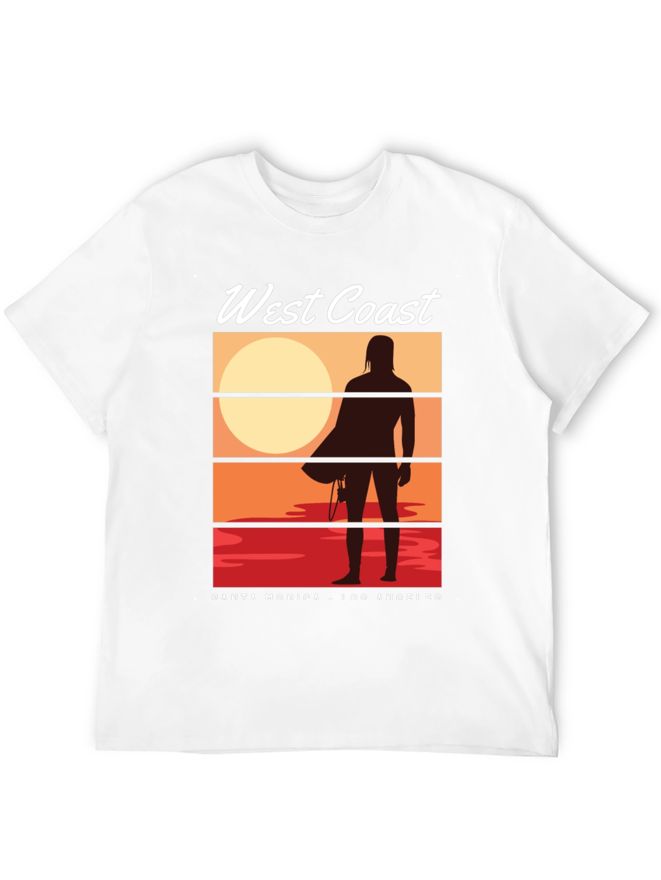 West Coast Surfer Graphic Tee