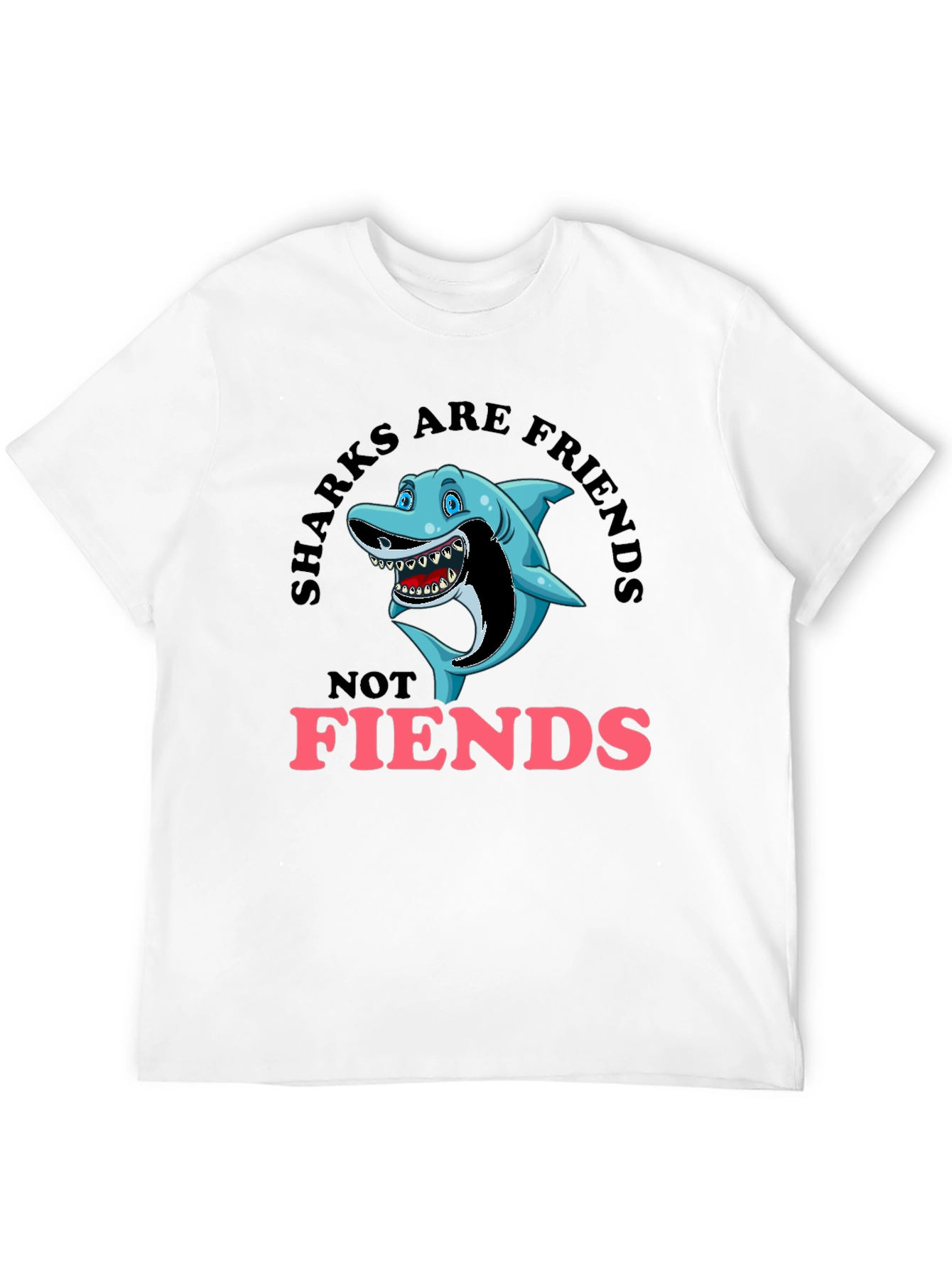 Sharks Are Friends Graphic T-Shirt