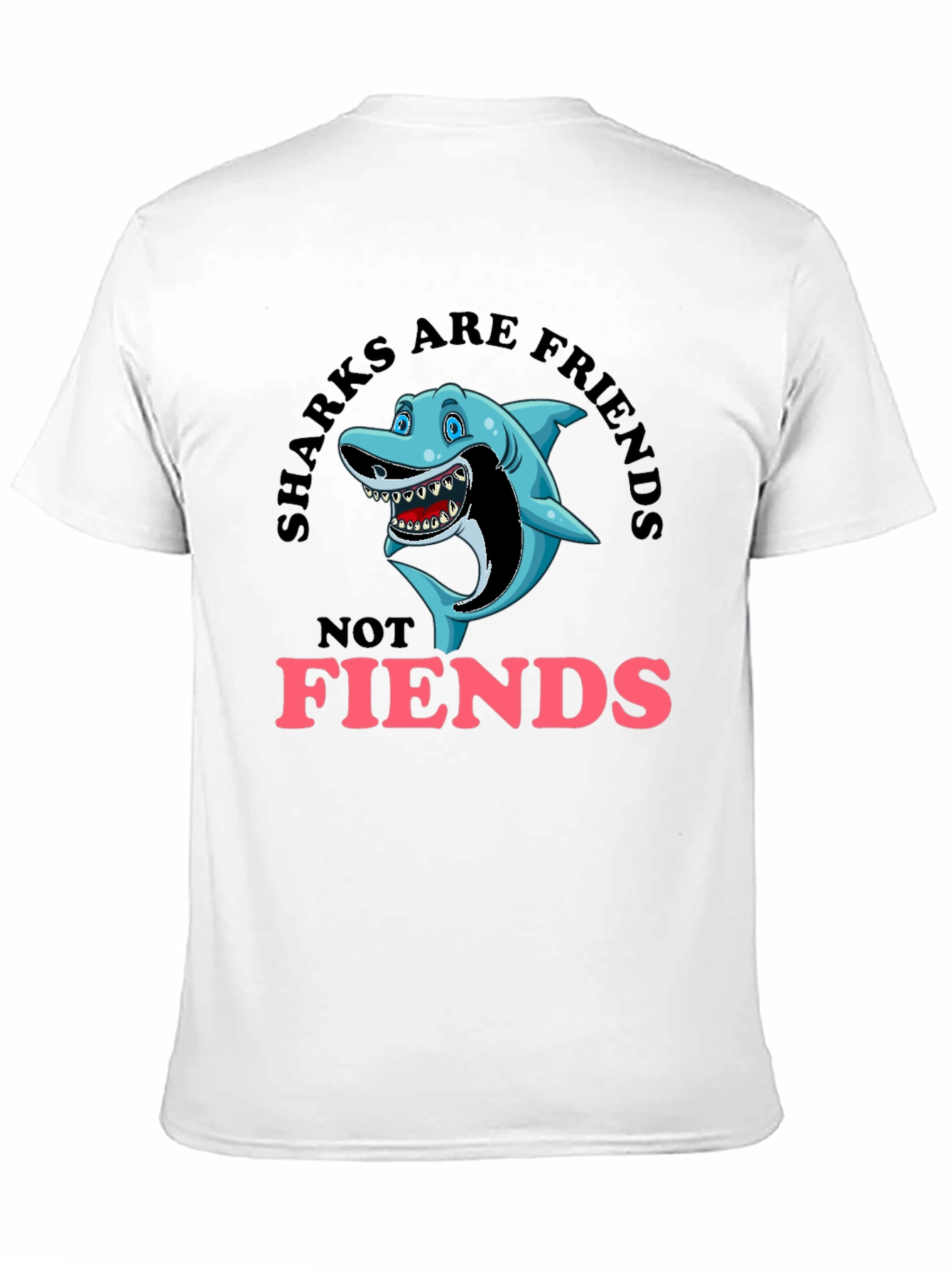 Sharks Are Friends Graphic T-Shirt