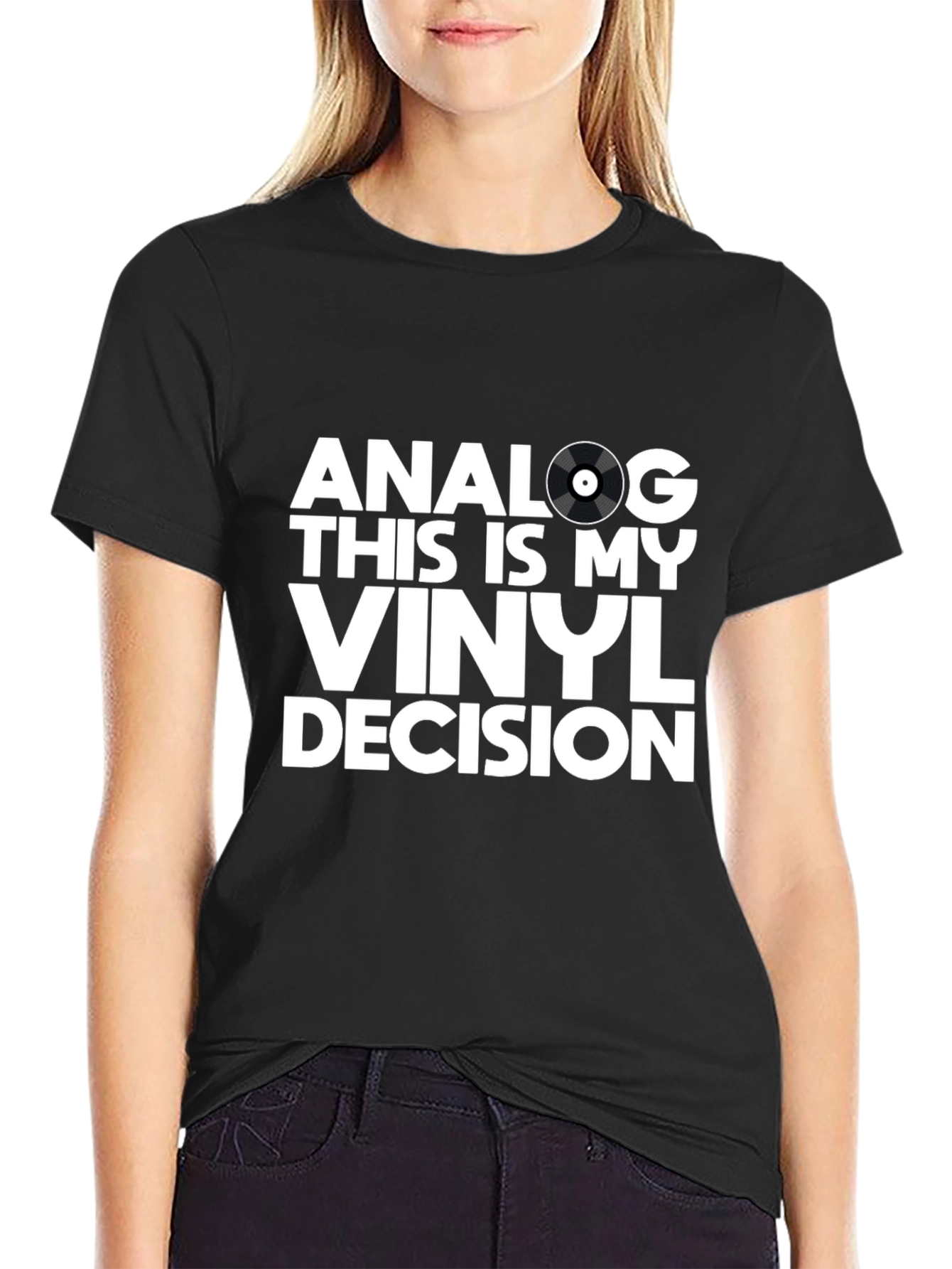 Analog Vinyl Decision T-Shirt - Music Lover Tee