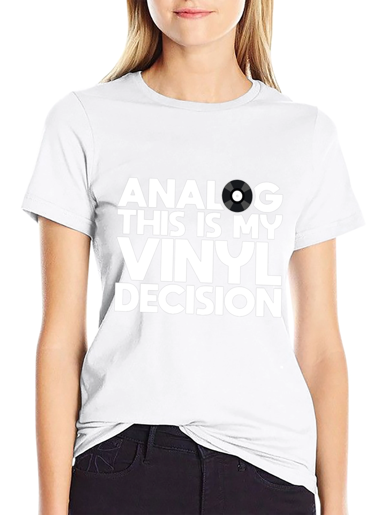 Analog Vinyl Decision T-Shirt - Music Lover Tee