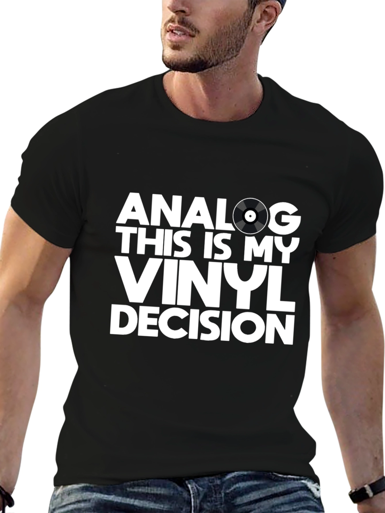 Analog Vinyl Decision T-Shirt - Music Lover Tee