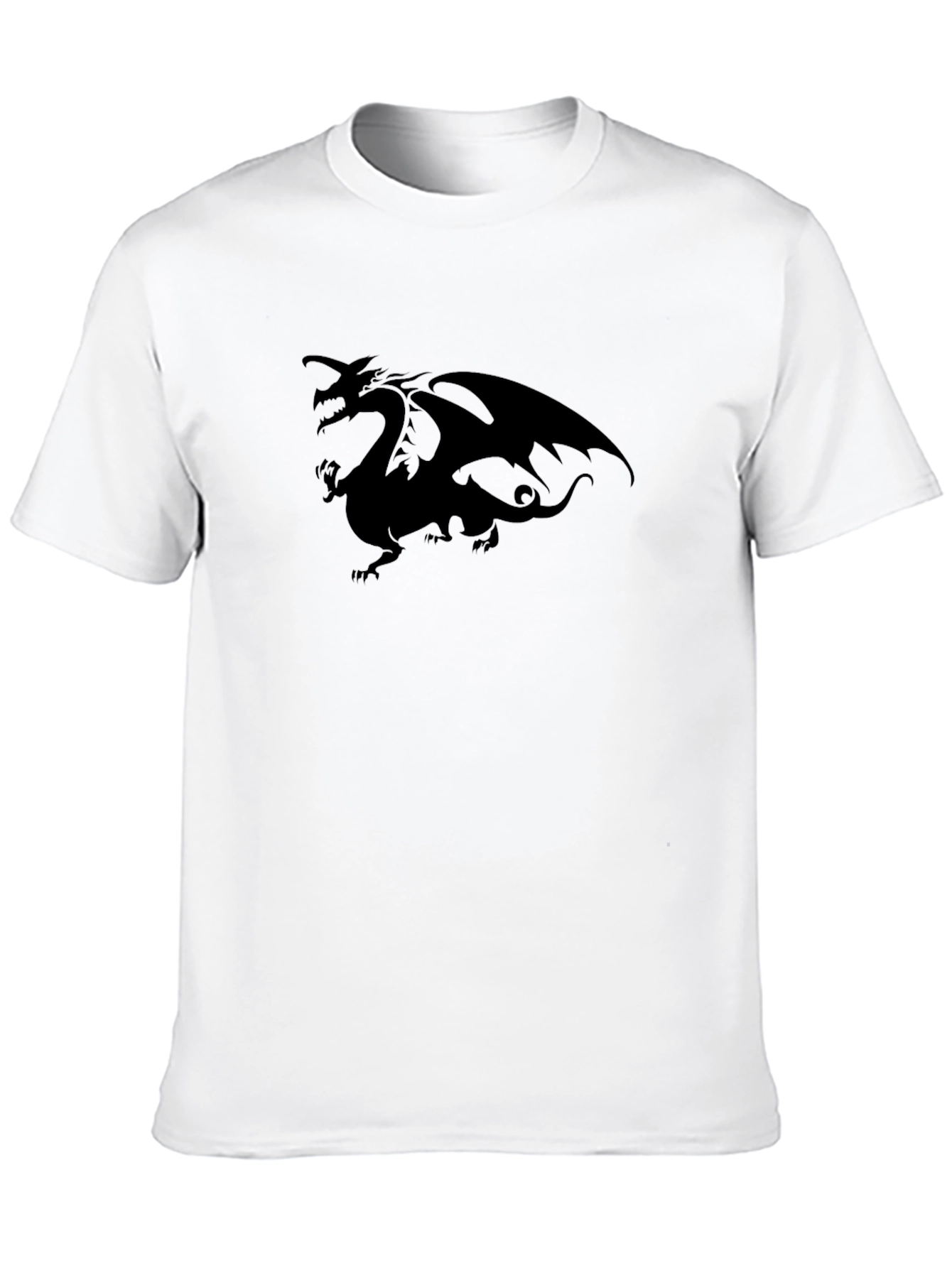 Dragon Silhouette Black T-Shirt