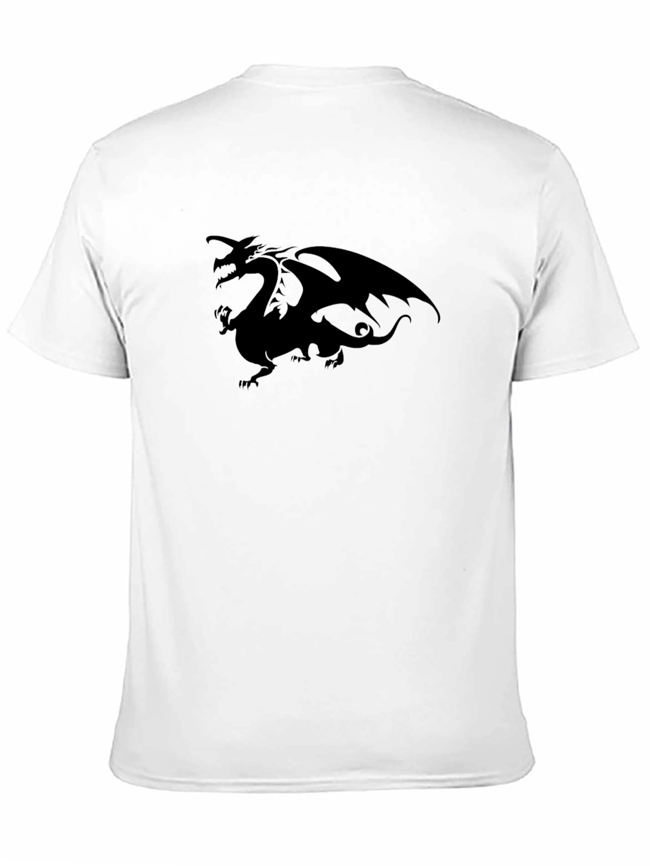 Dragon Silhouette Black T-Shirt