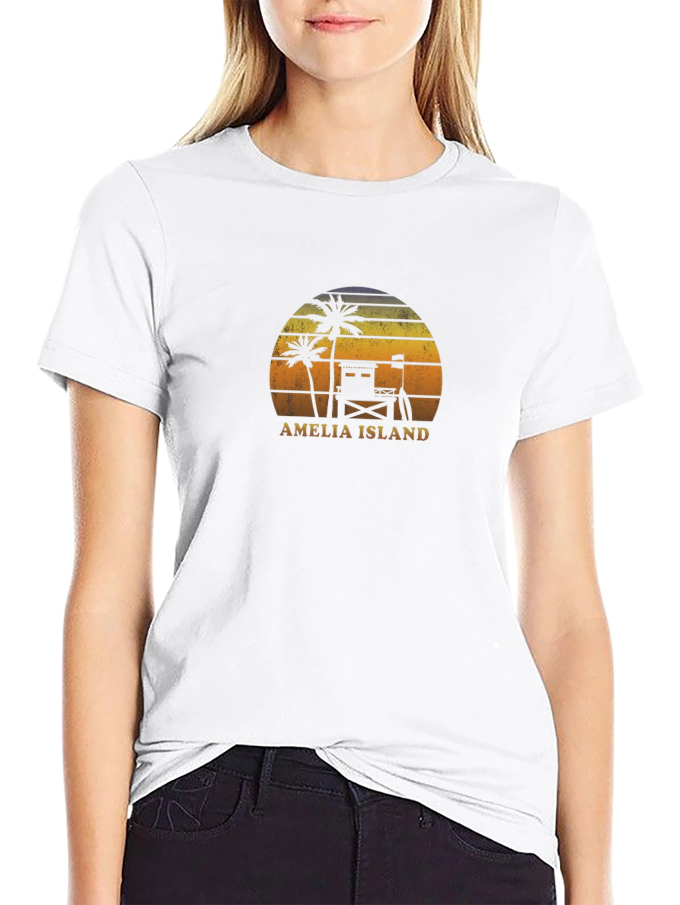 Amelia Island Sunset Graphic T-Shirt