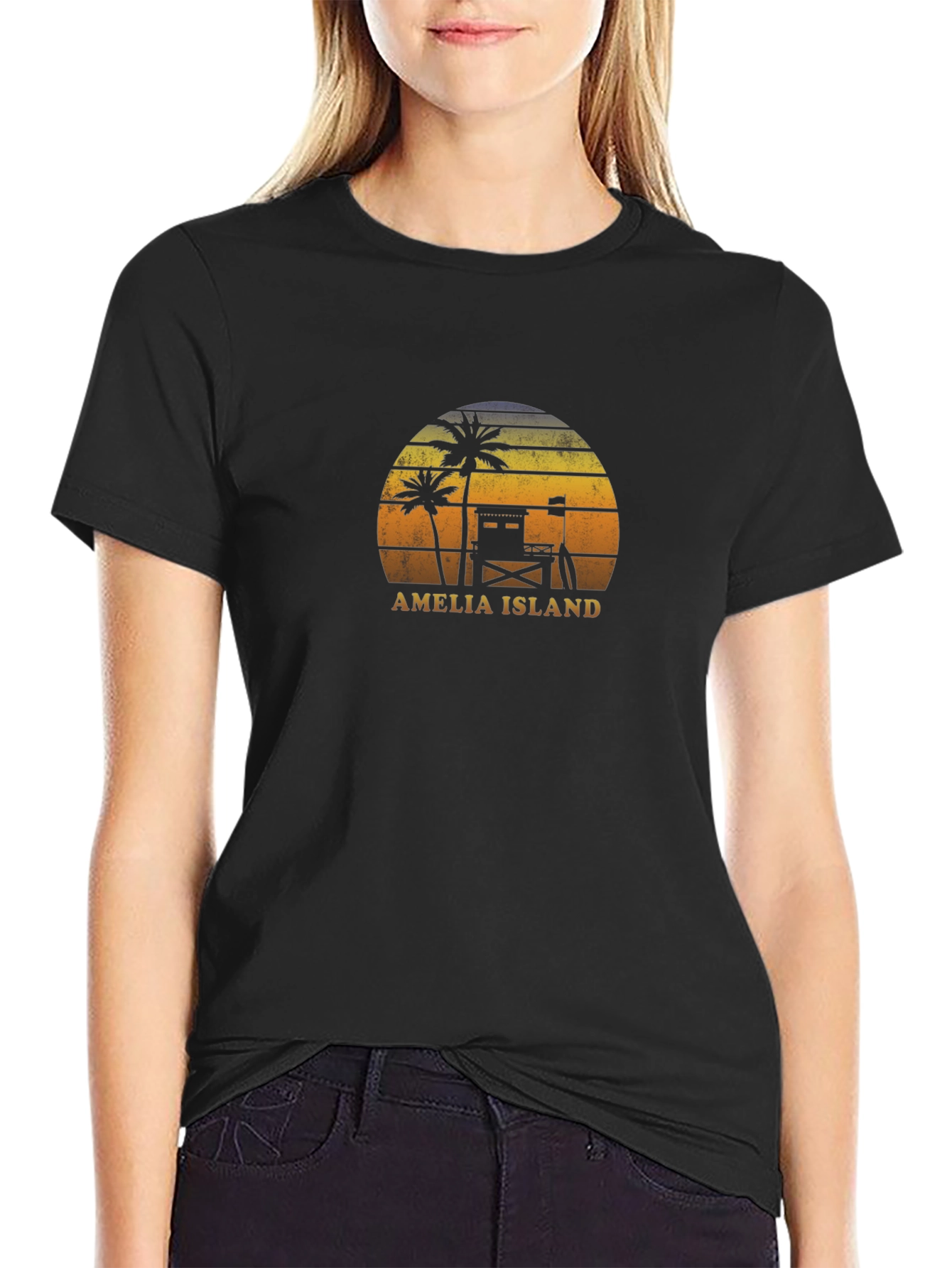 Amelia Island Sunset Graphic T-Shirt