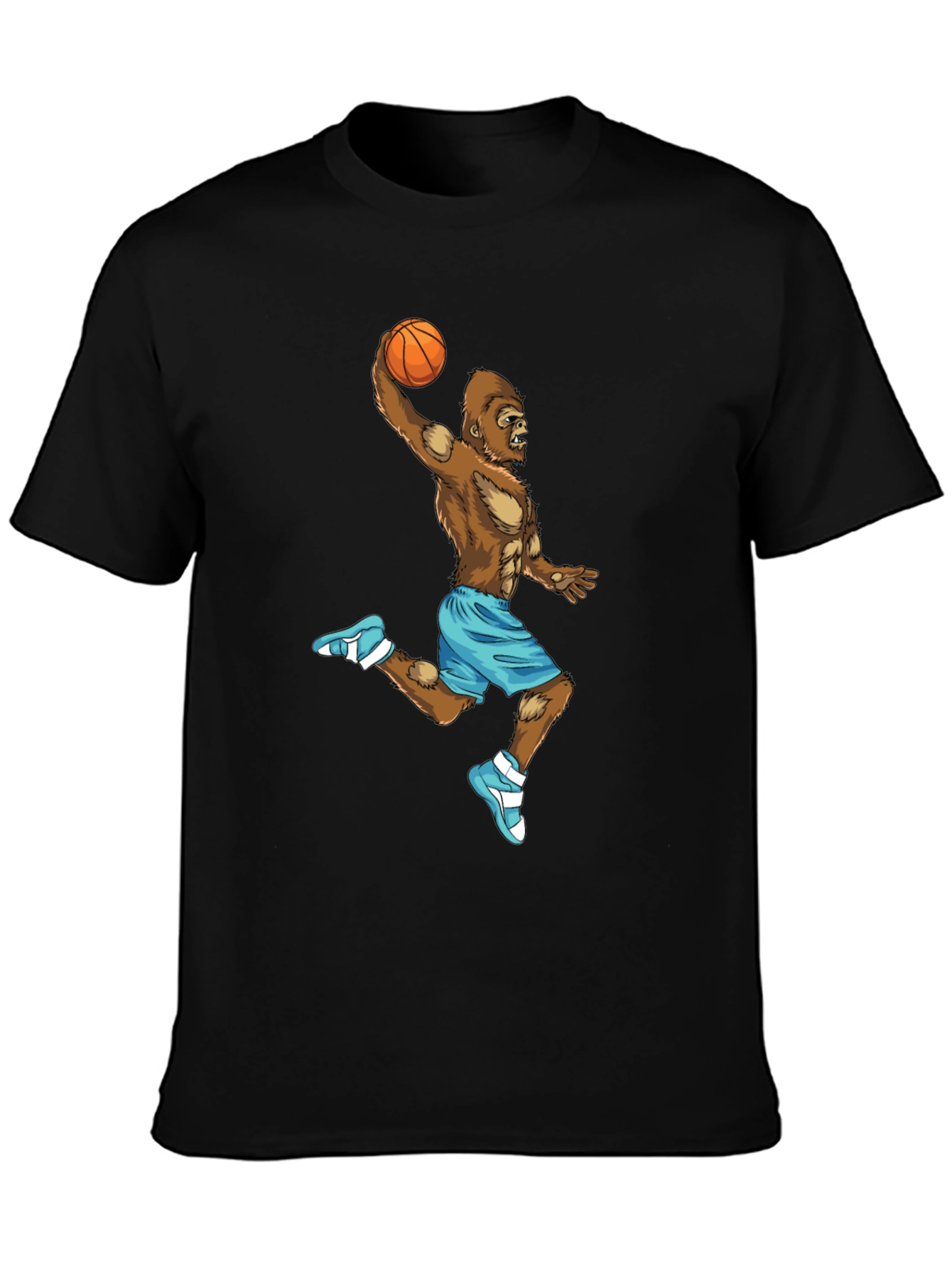 Gorilla Dunk T-Shirt - Funny Basketball Tee