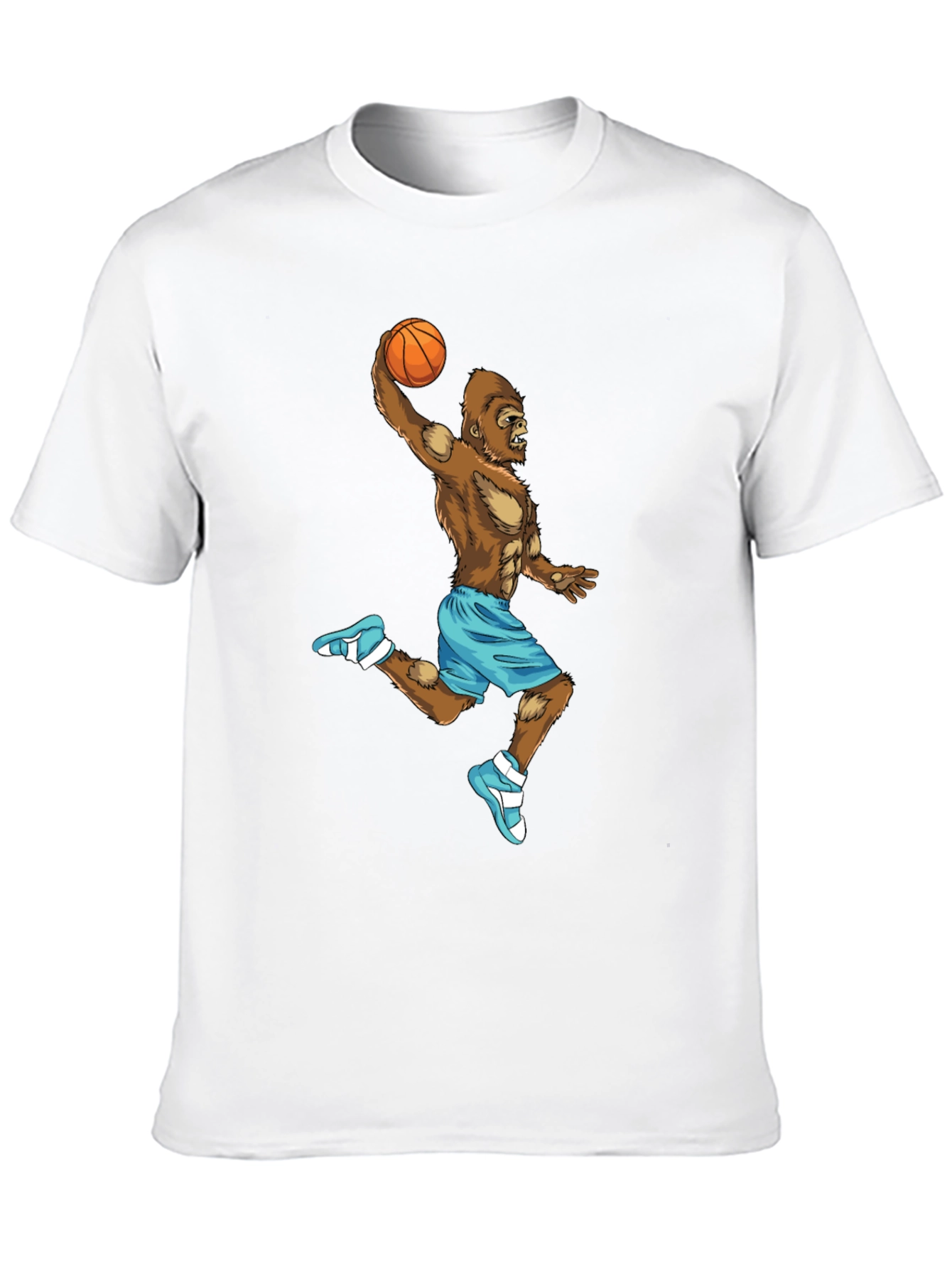 Gorilla Dunk T-Shirt - Funny Basketball Tee