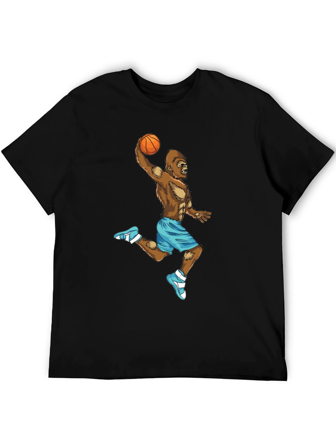Gorilla Dunk T-Shirt - Funny Basketball Tee