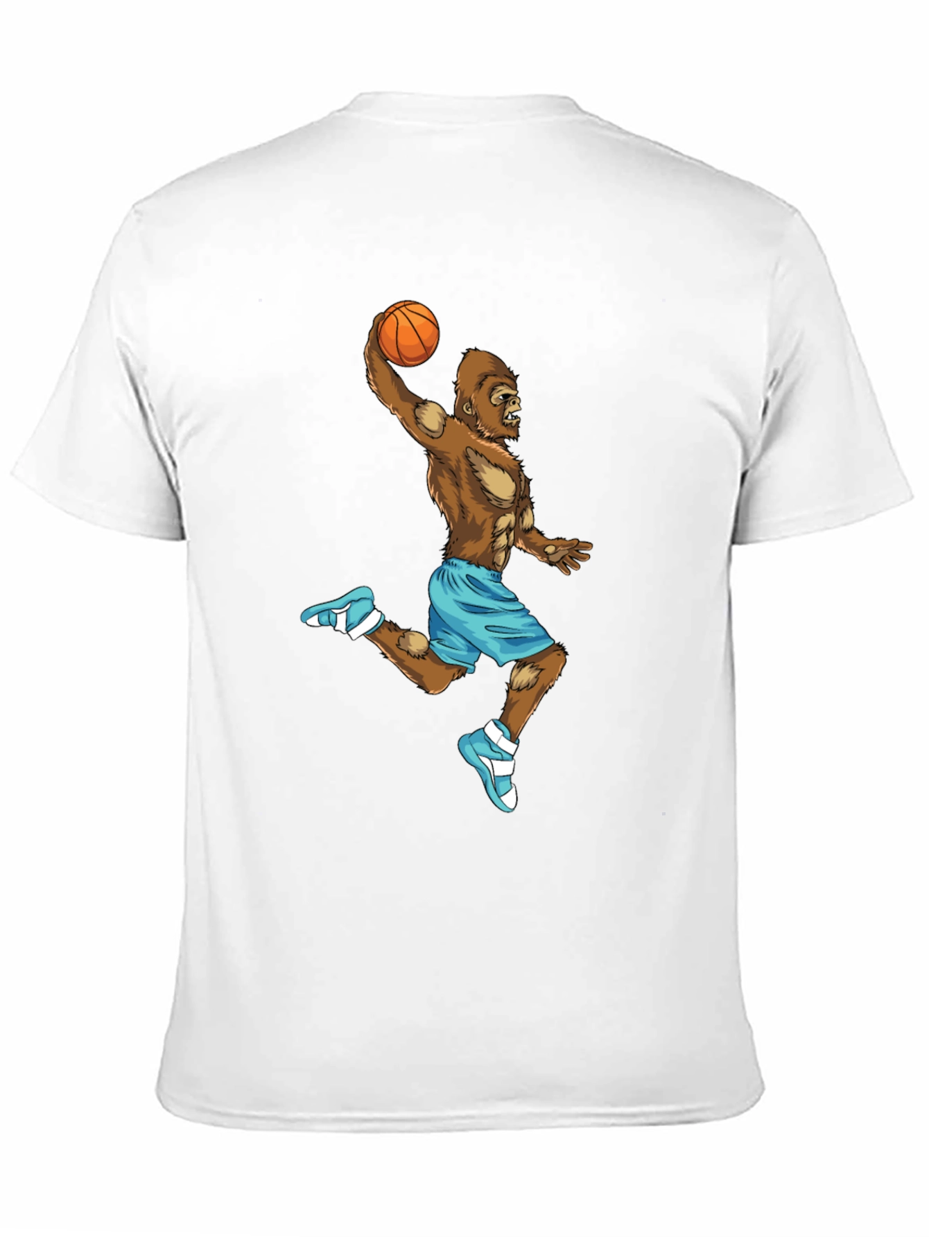 Gorilla Dunk T-Shirt - Funny Basketball Tee