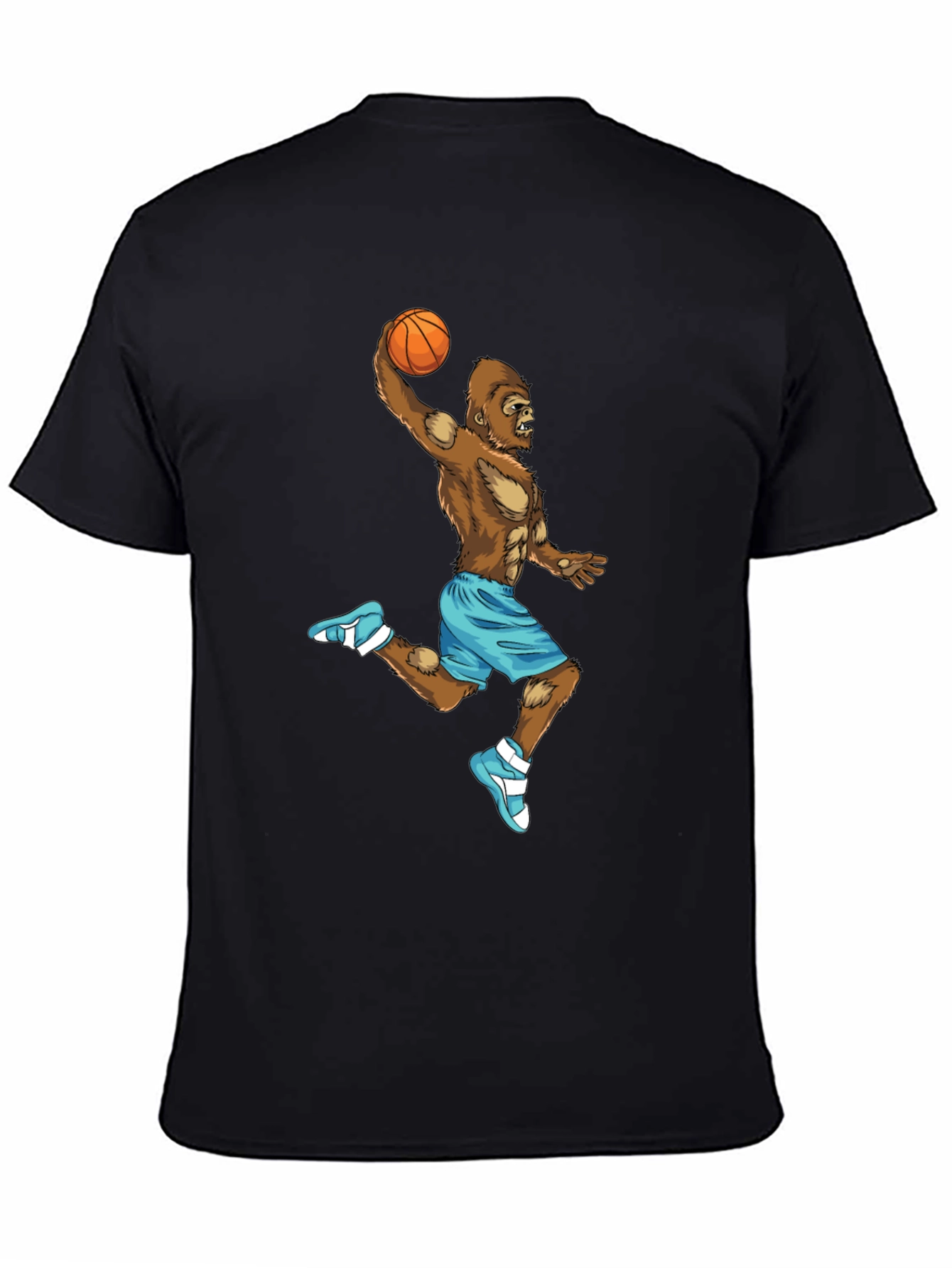 Gorilla Dunk T-Shirt - Funny Basketball Tee