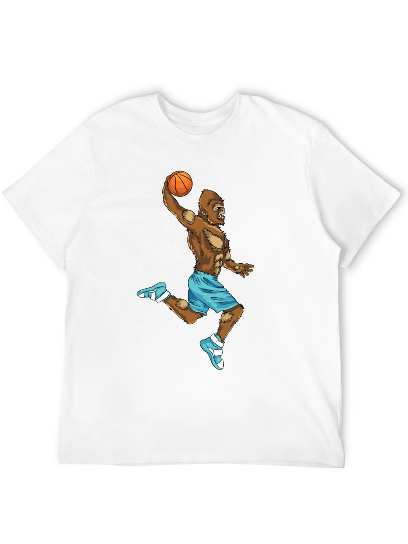 Gorilla Dunk T-Shirt - Funny Basketball Tee