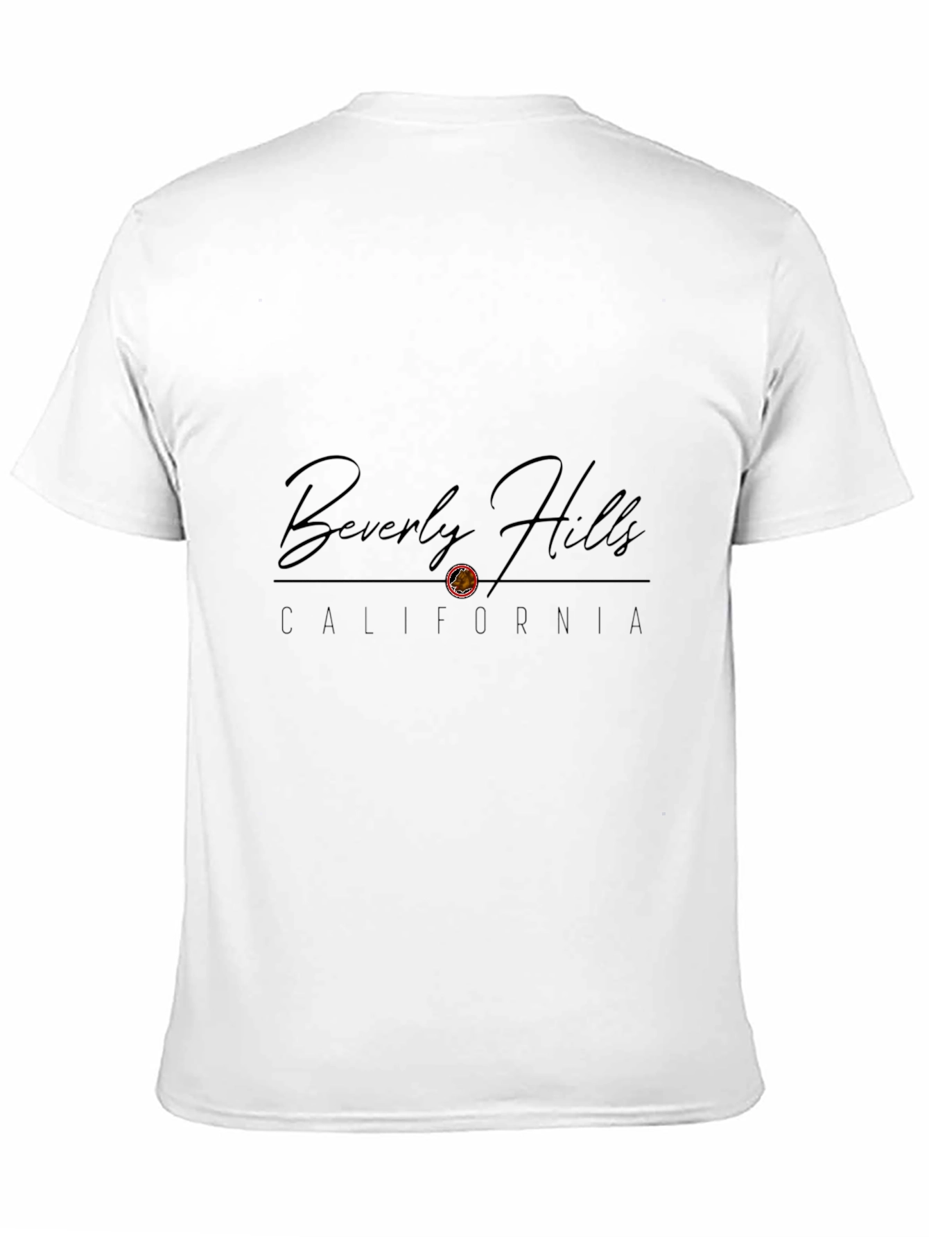 Beverly Hills California Graphic Black T-Shirt