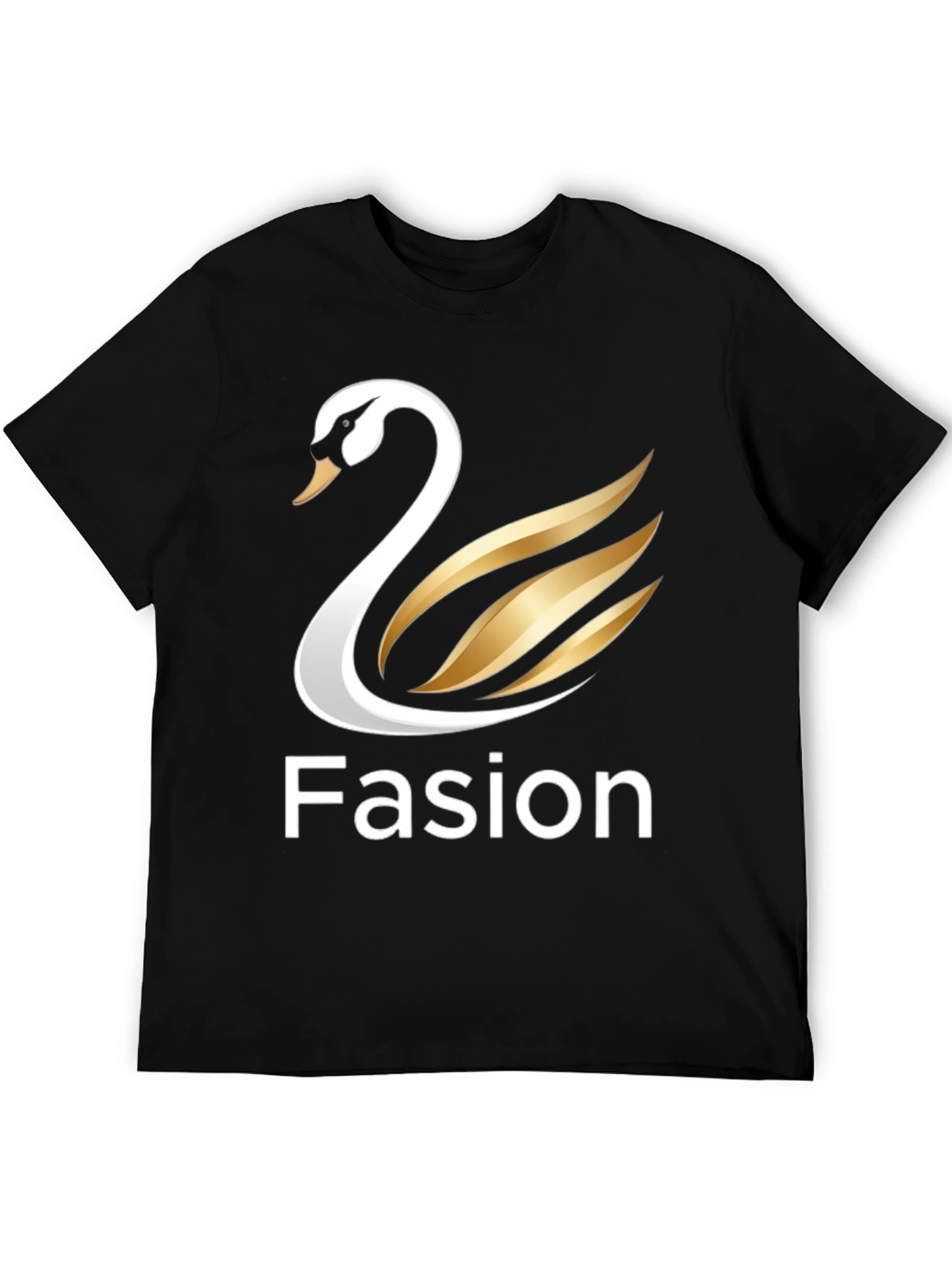 Swan Fasion Graphic Tee - Bold Style