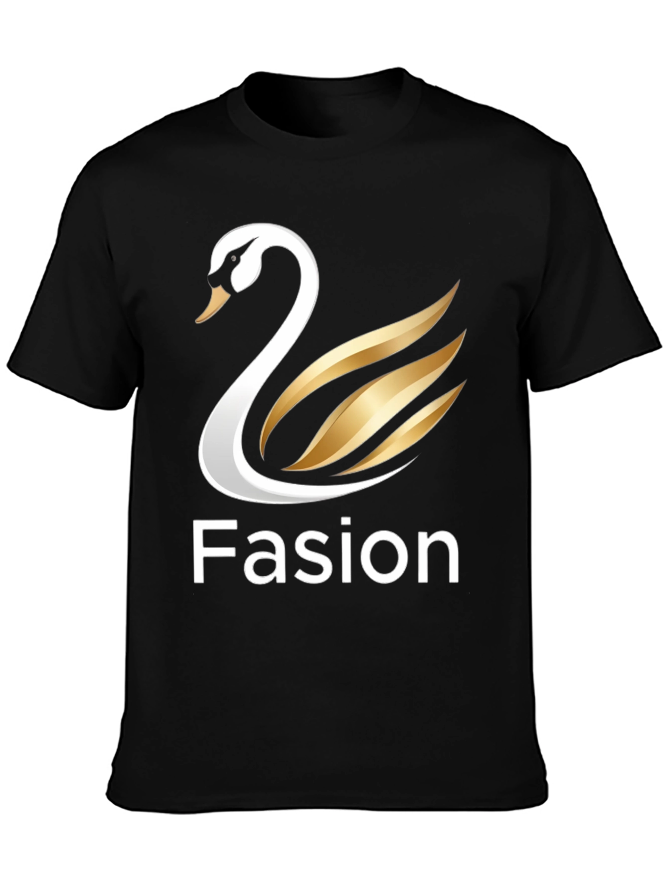 Swan Fasion Graphic Tee - Bold Style