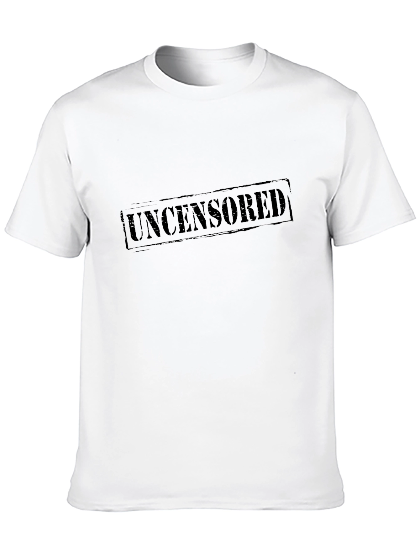 Uncensored Graphic Tee - Bold Statement T-Shirt